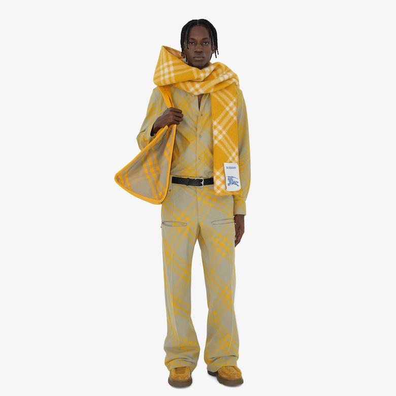 Burberry Unisex Sarı Atkı