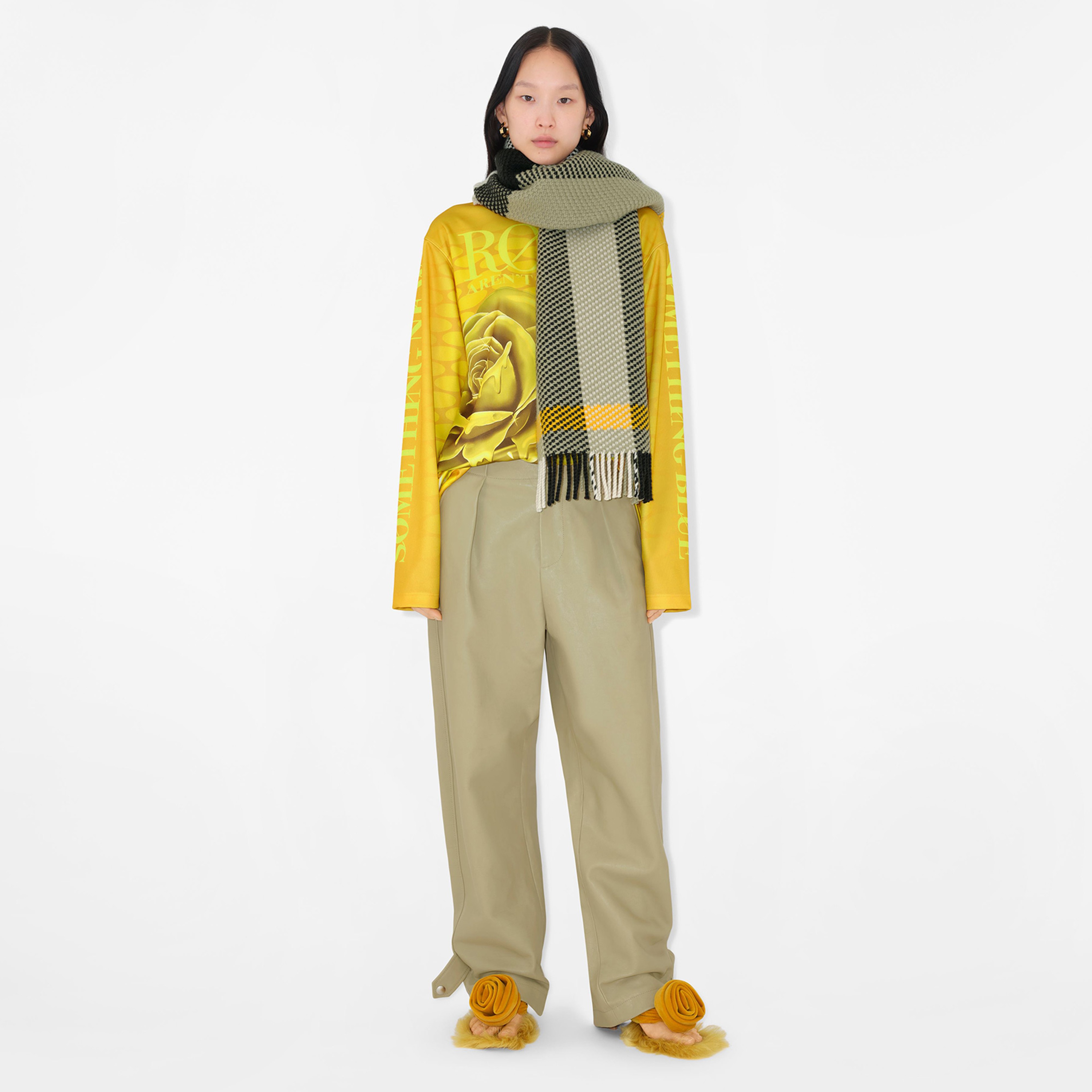 Burberry Unisex Bej Atkı