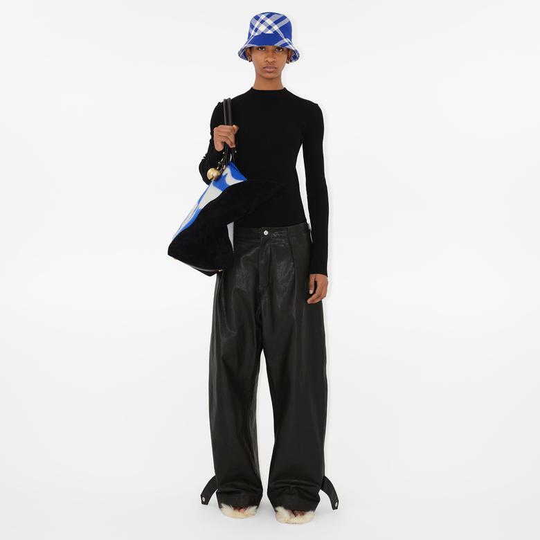 Burberry Unisex Mavi Şapka