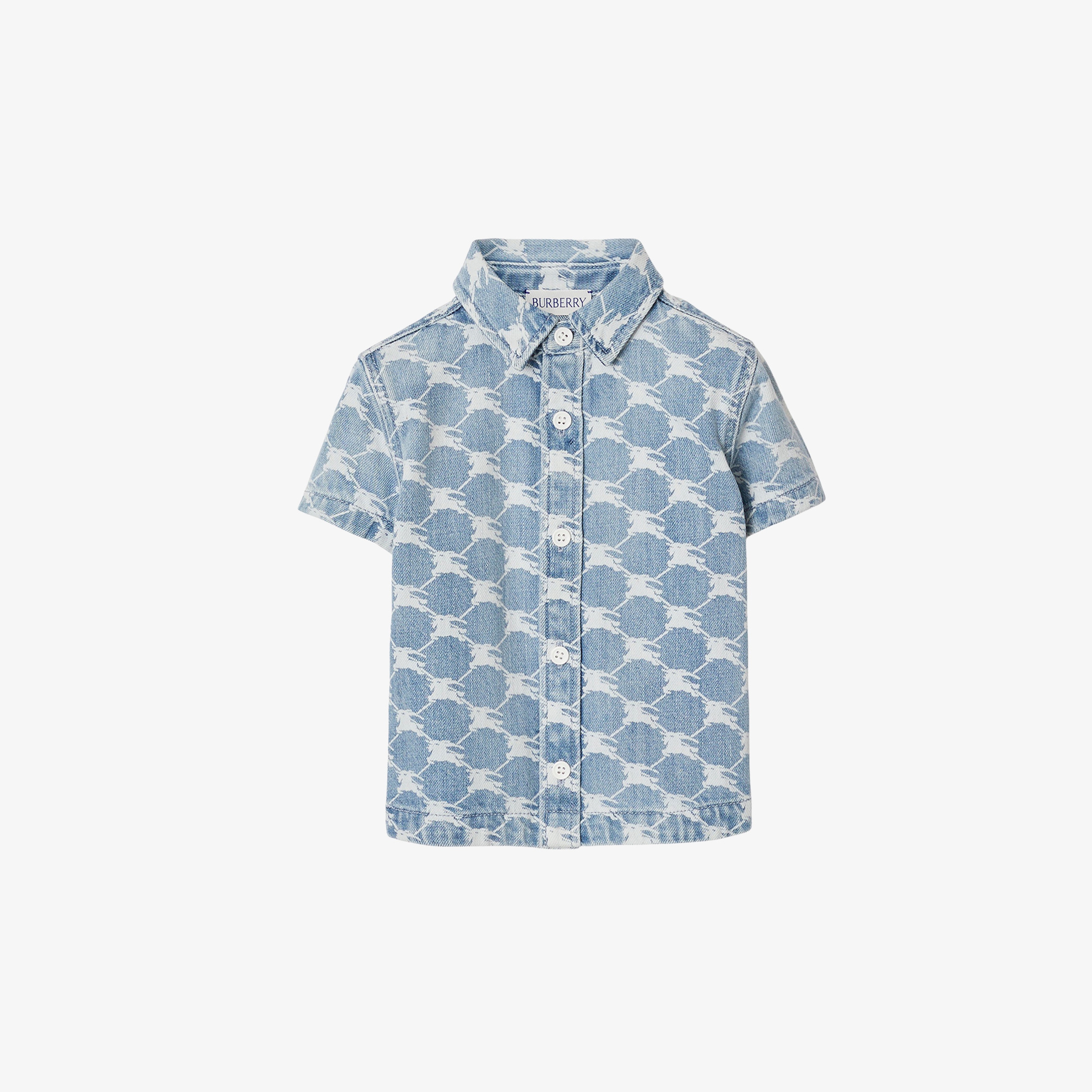 Burberry Çocuk Mavi  Gömlek