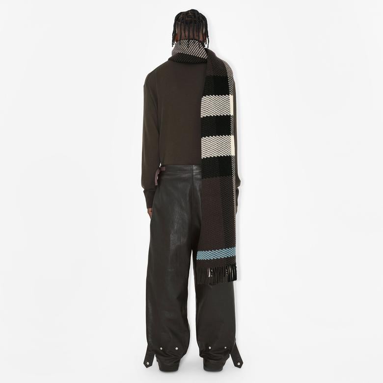 Burberry Unisex Siyah Atkı