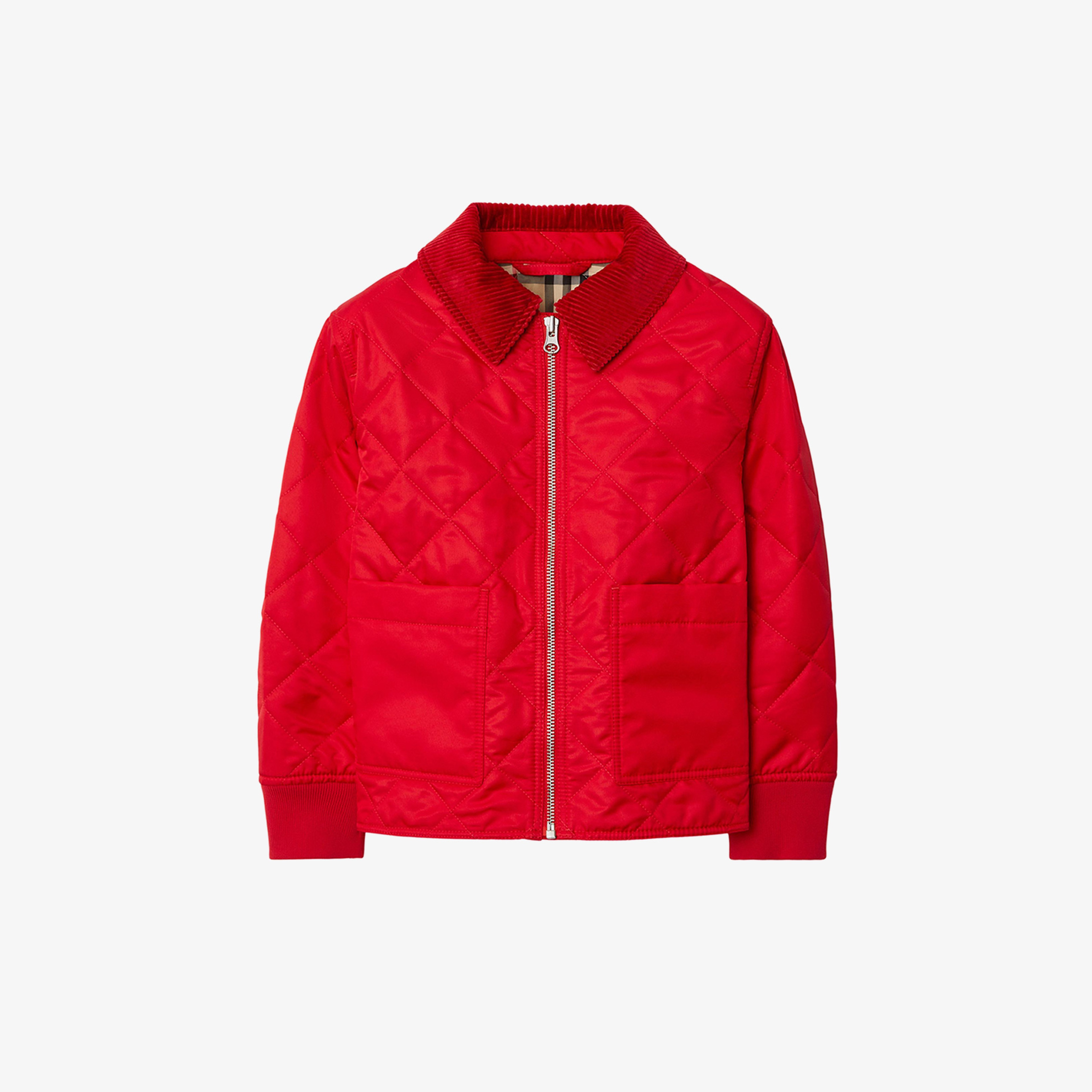 Burberry Çocuk Kırmızı Mont