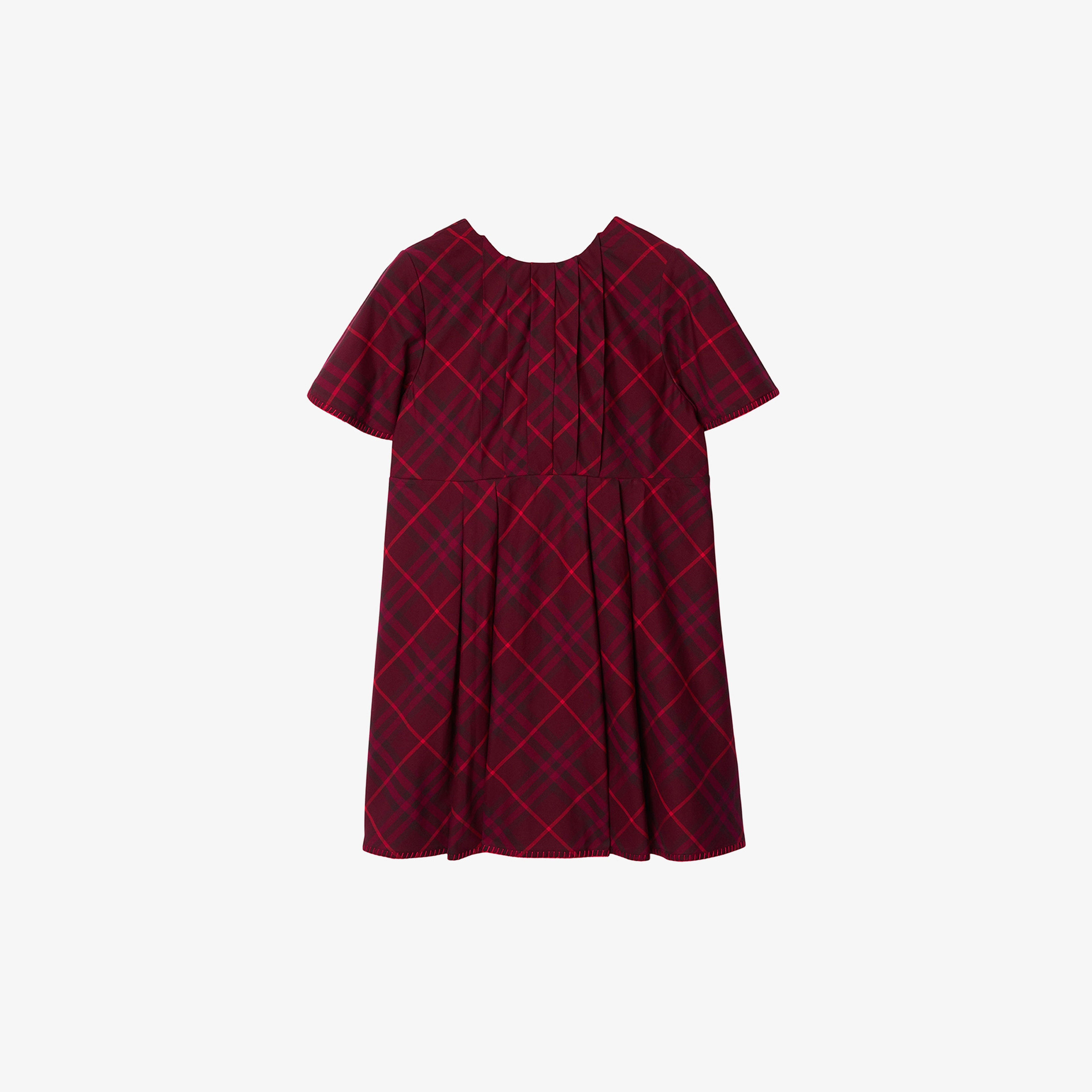 Burberry Çocuk Bordo Elbise