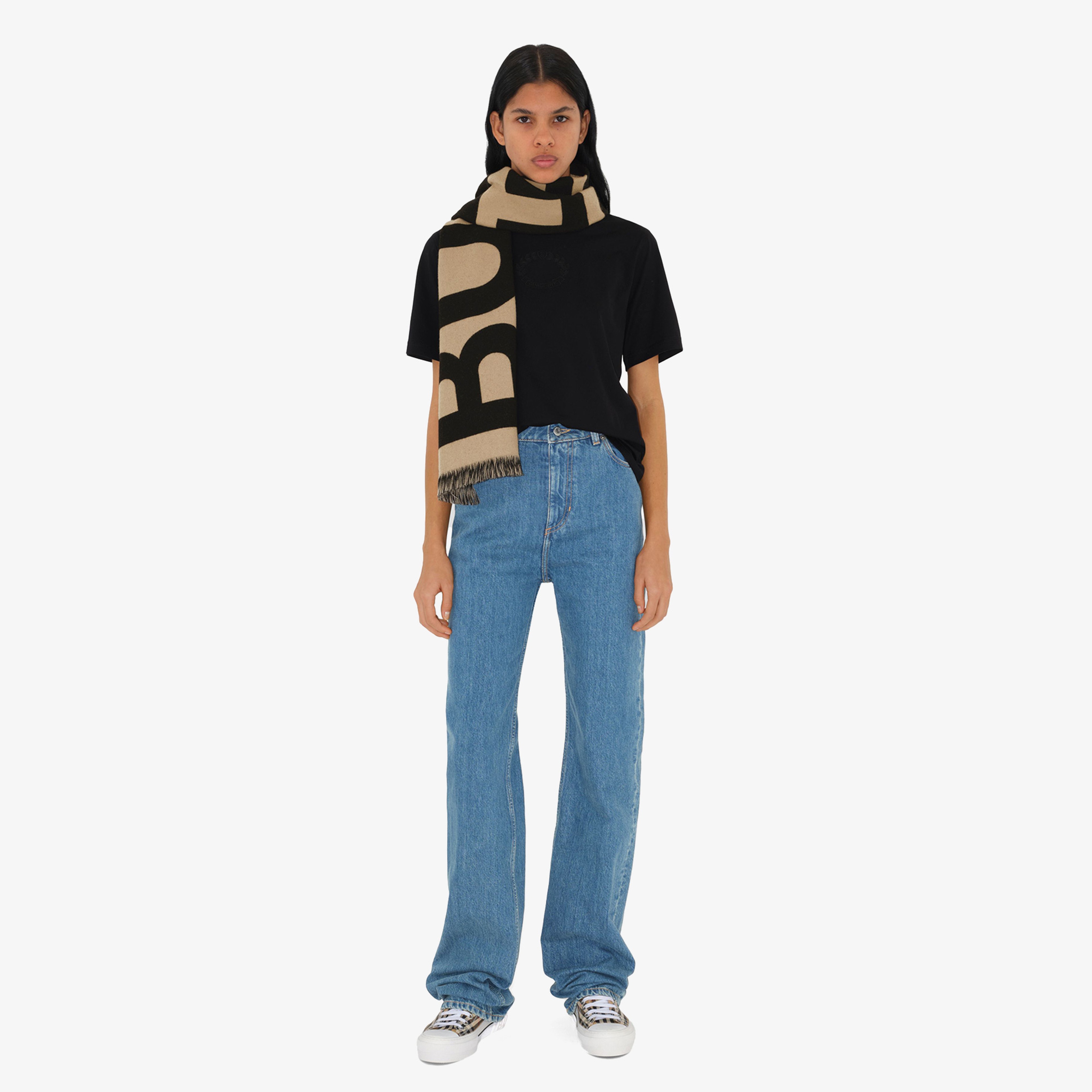 Burberry Unisex Bej Atkı