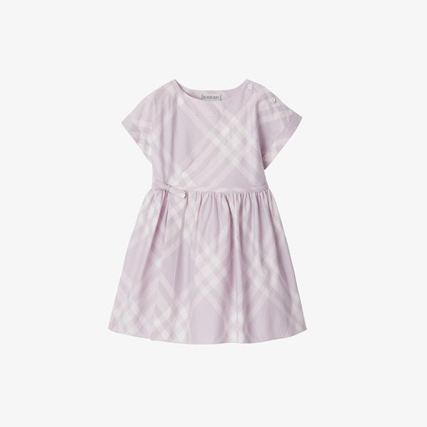 Burberry Çocuk Mor Elbise