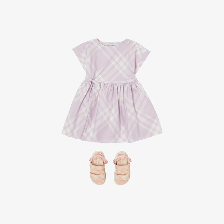 Burberry Çocuk Mor Elbise