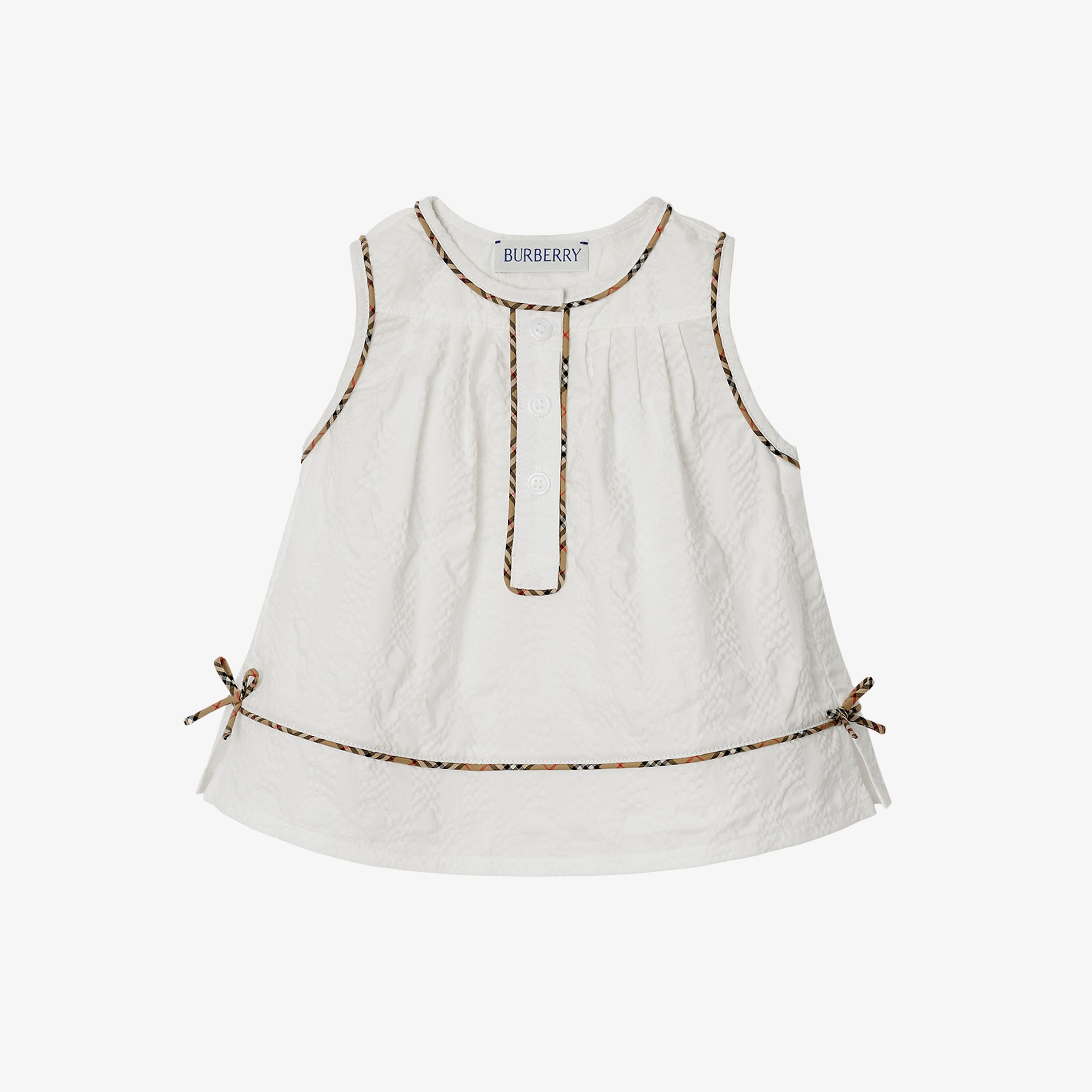 Burberry Çocuk Beyaz Bebek Seti