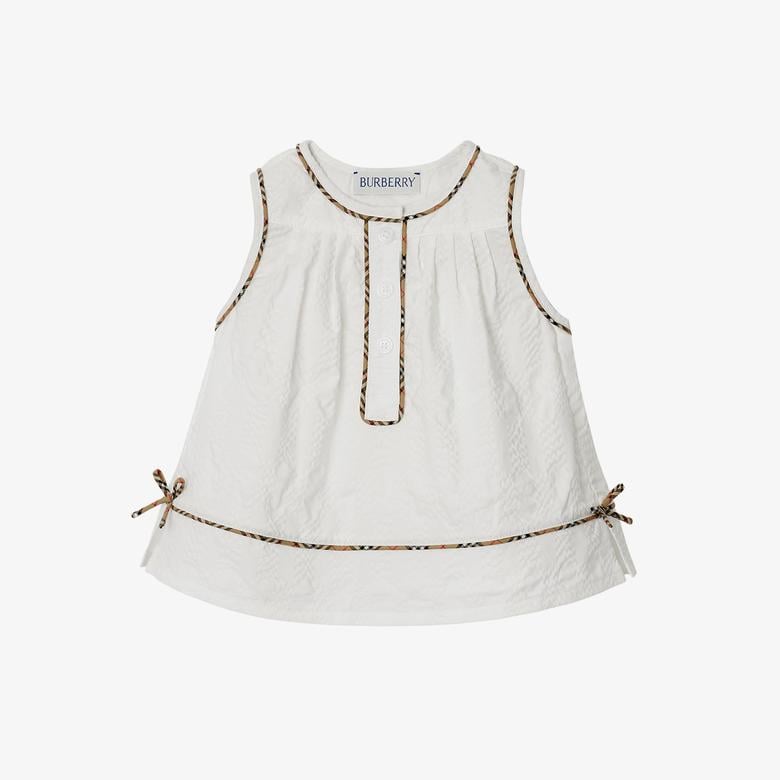Burberry Çocuk Beyaz Bebek Seti