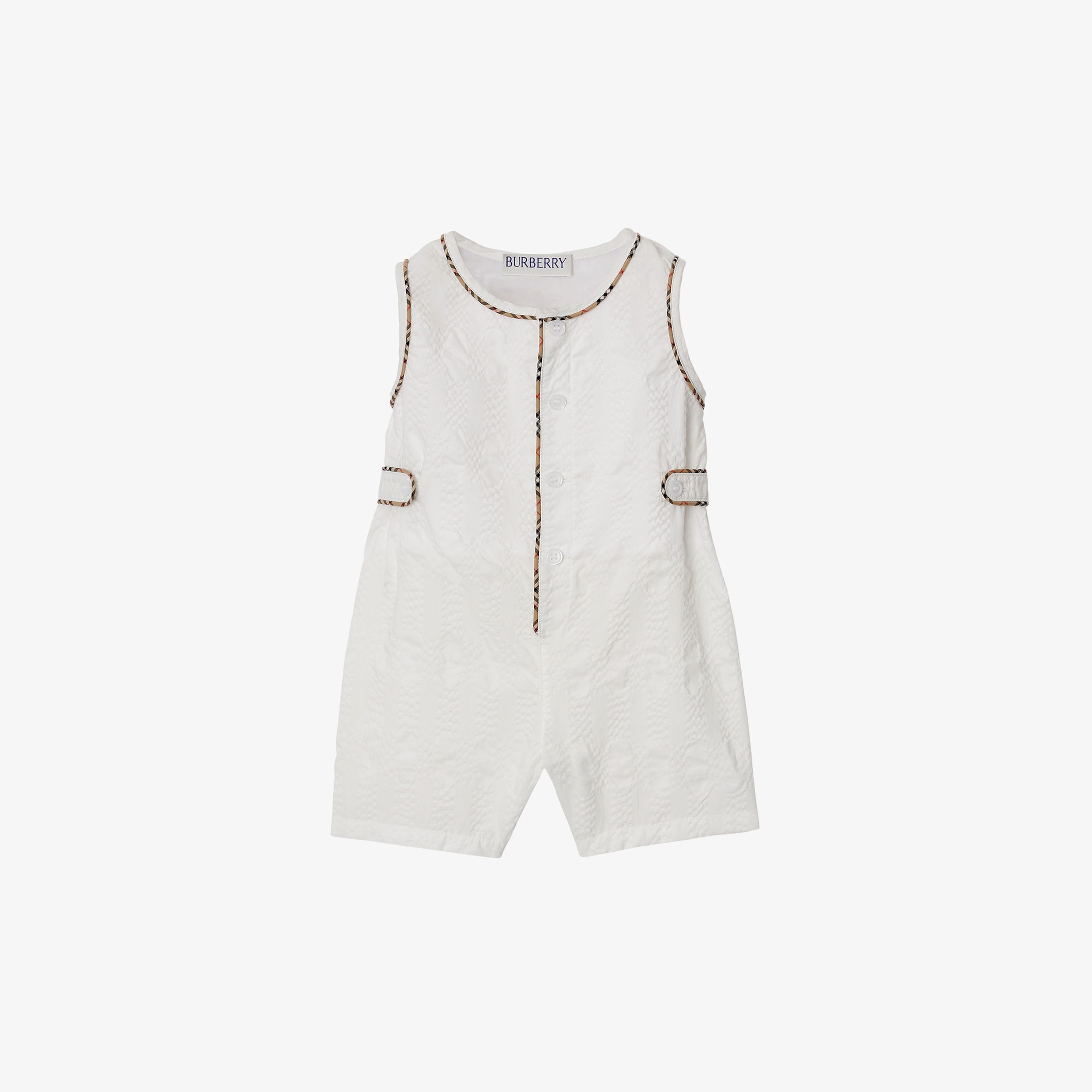 Burberry Çocuk Beyaz Bebek Seti