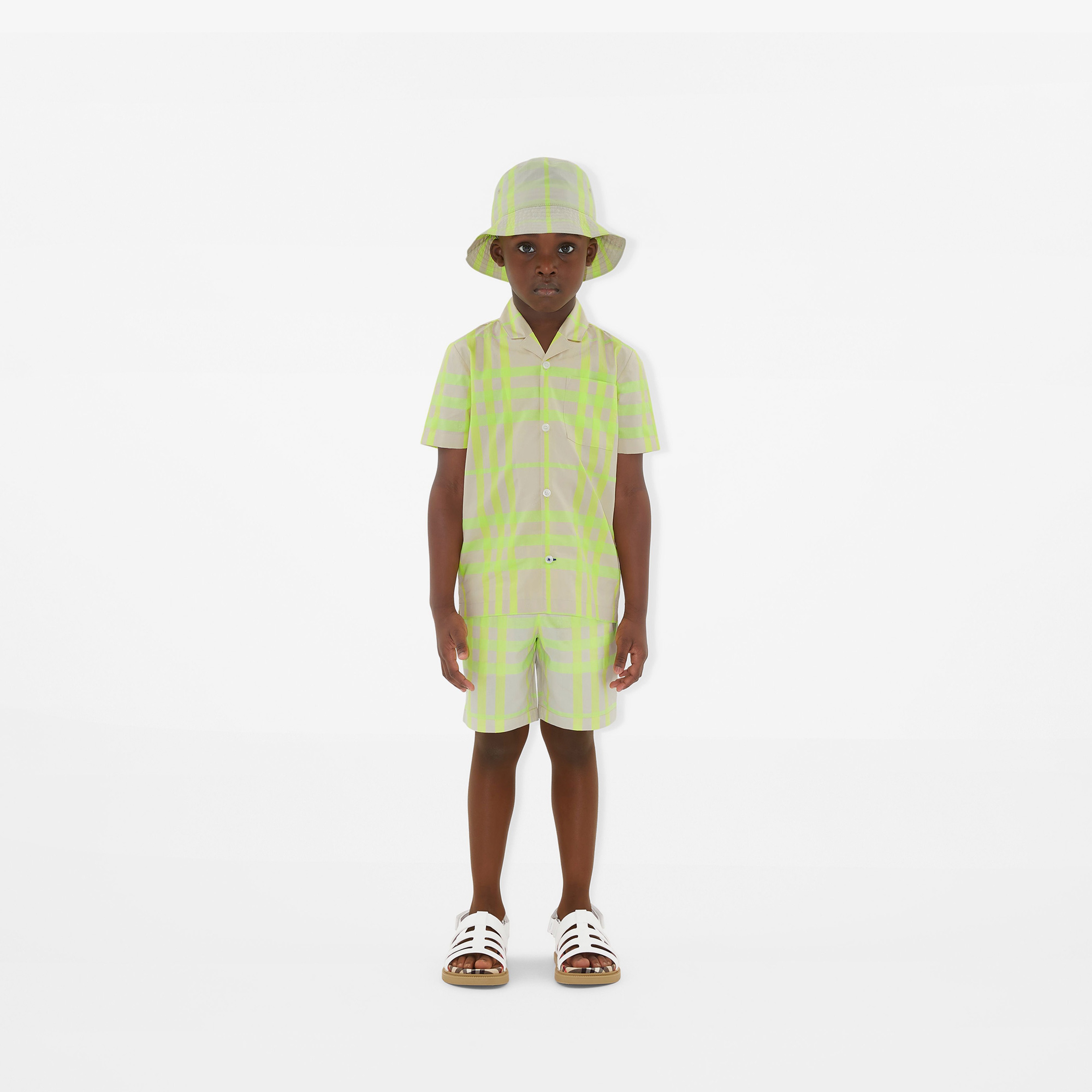 Burberry Çocuk Yeşil Gömlek