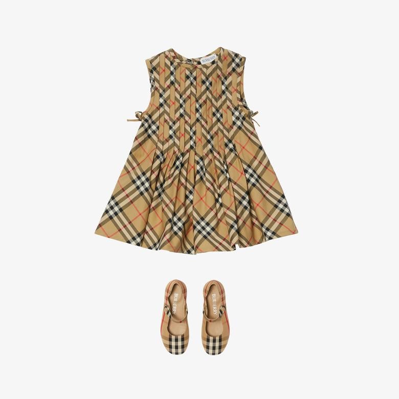 Burberry Çocuk Bej Elbise