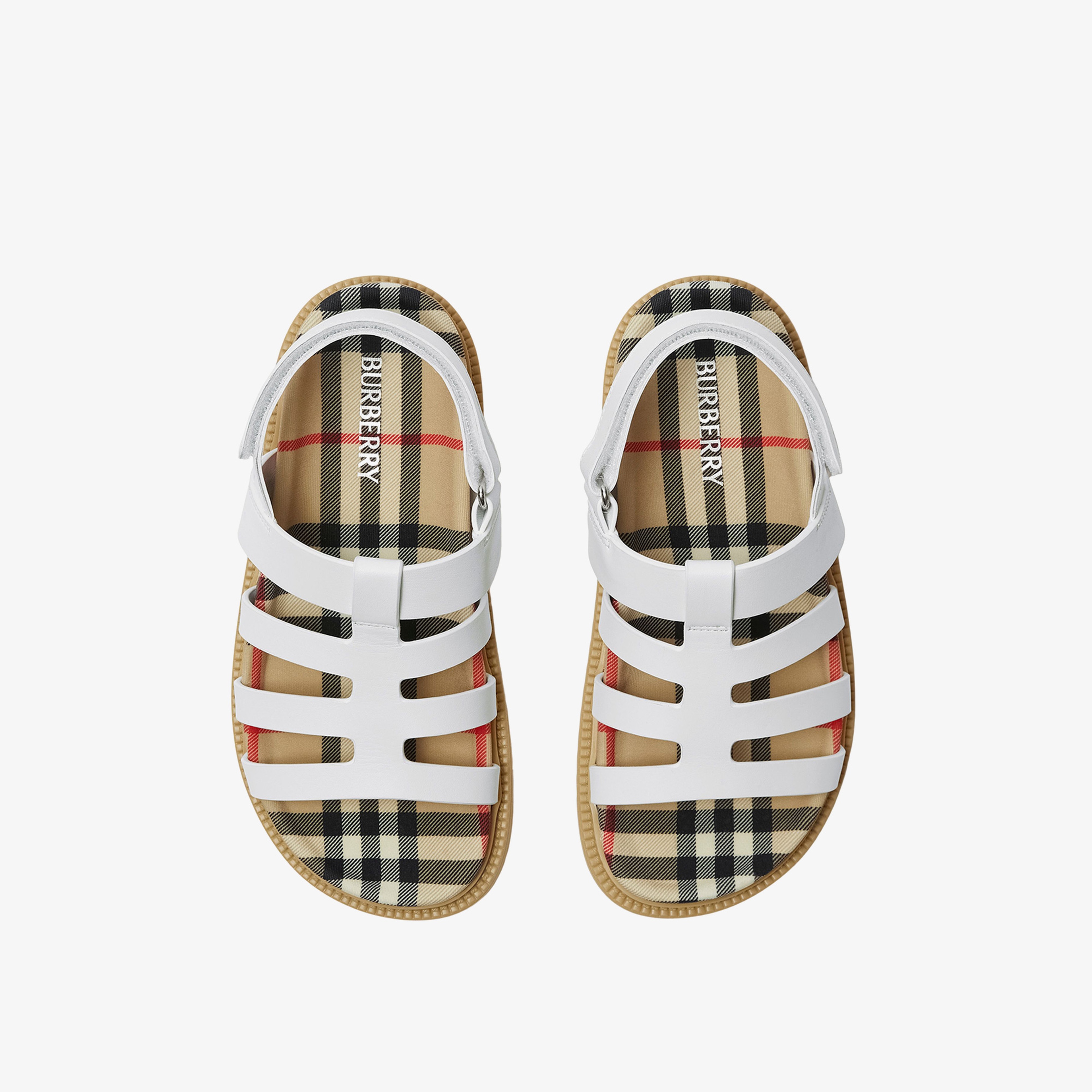 Burberry Çocuk Beyaz Ayakkabı