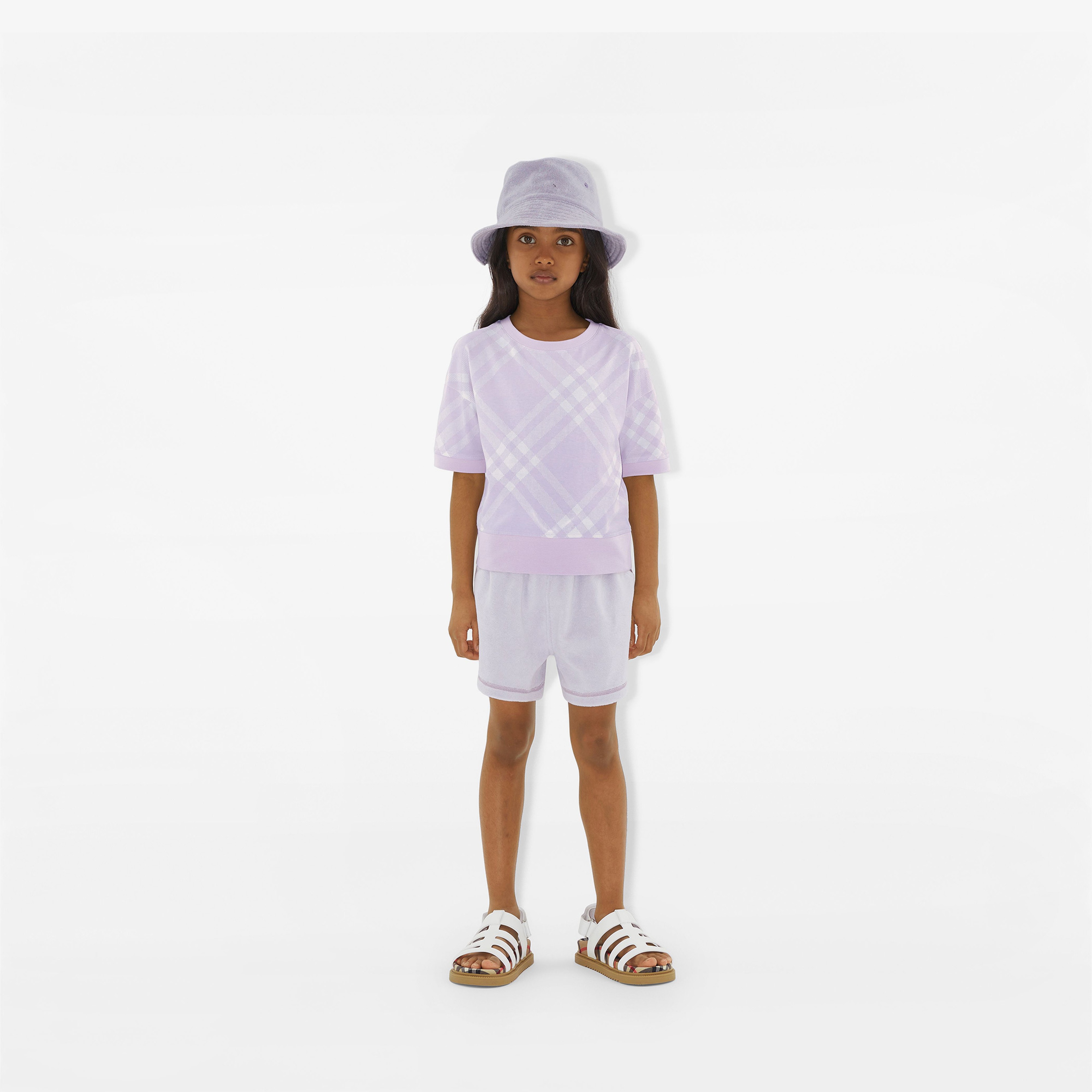 Burberry Çocuk Mor Tshirt