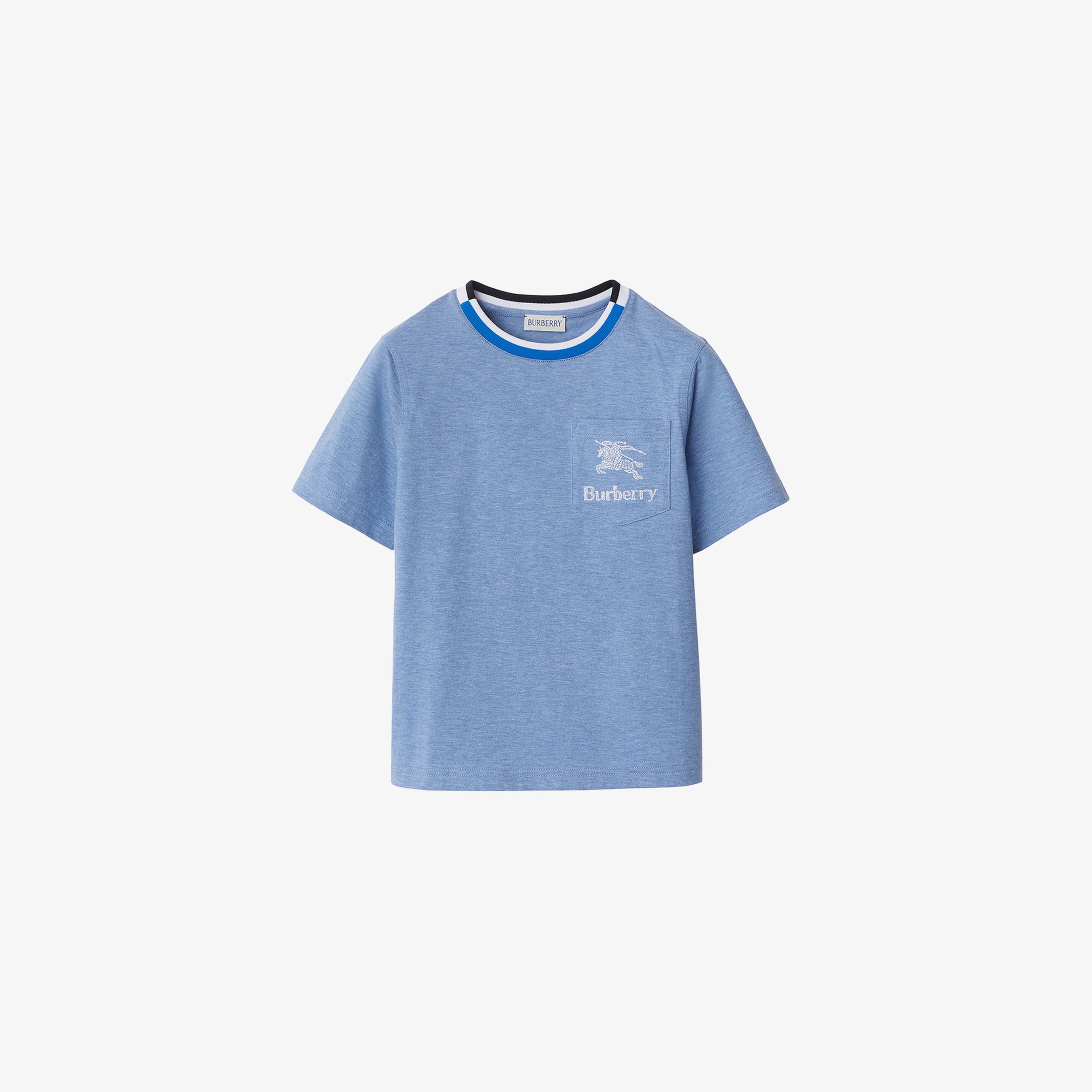 Burberry Çocuk Mavi Tshirt