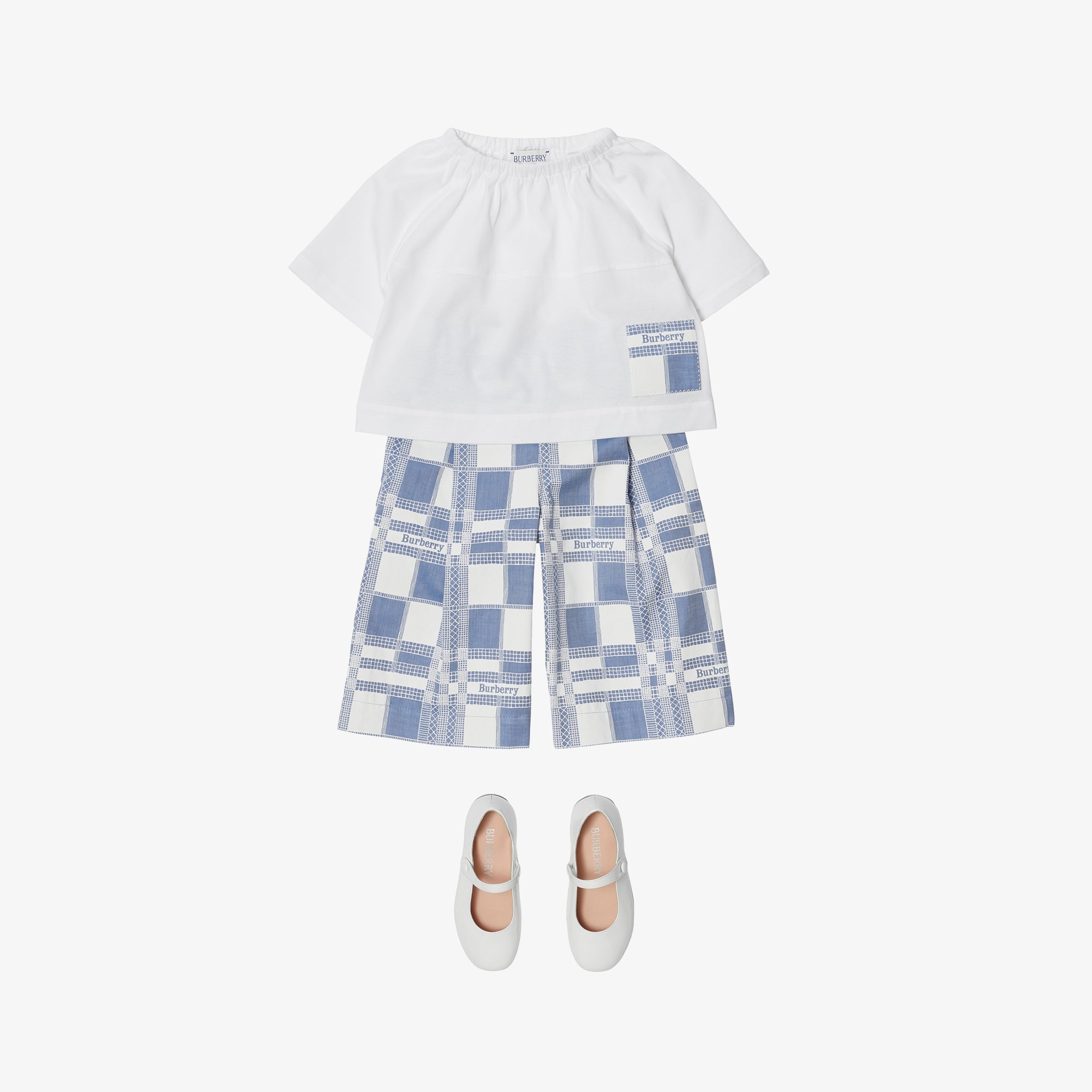 Burberry Çocuk Mavi  Pantolon