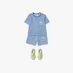 Burberry Çocuk Mavi Tshirt