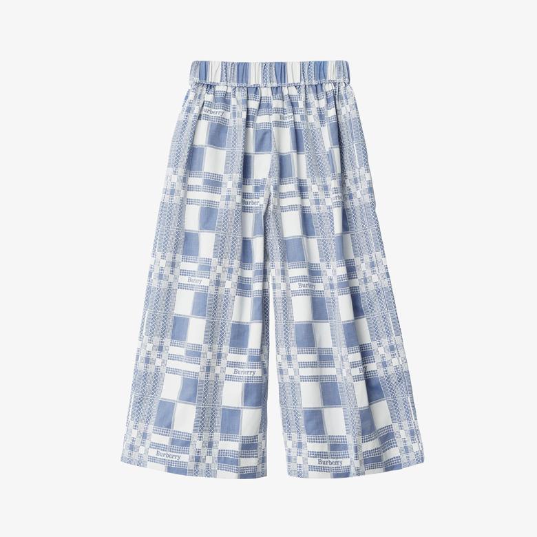 Burberry Çocuk Mavi  Pantolon