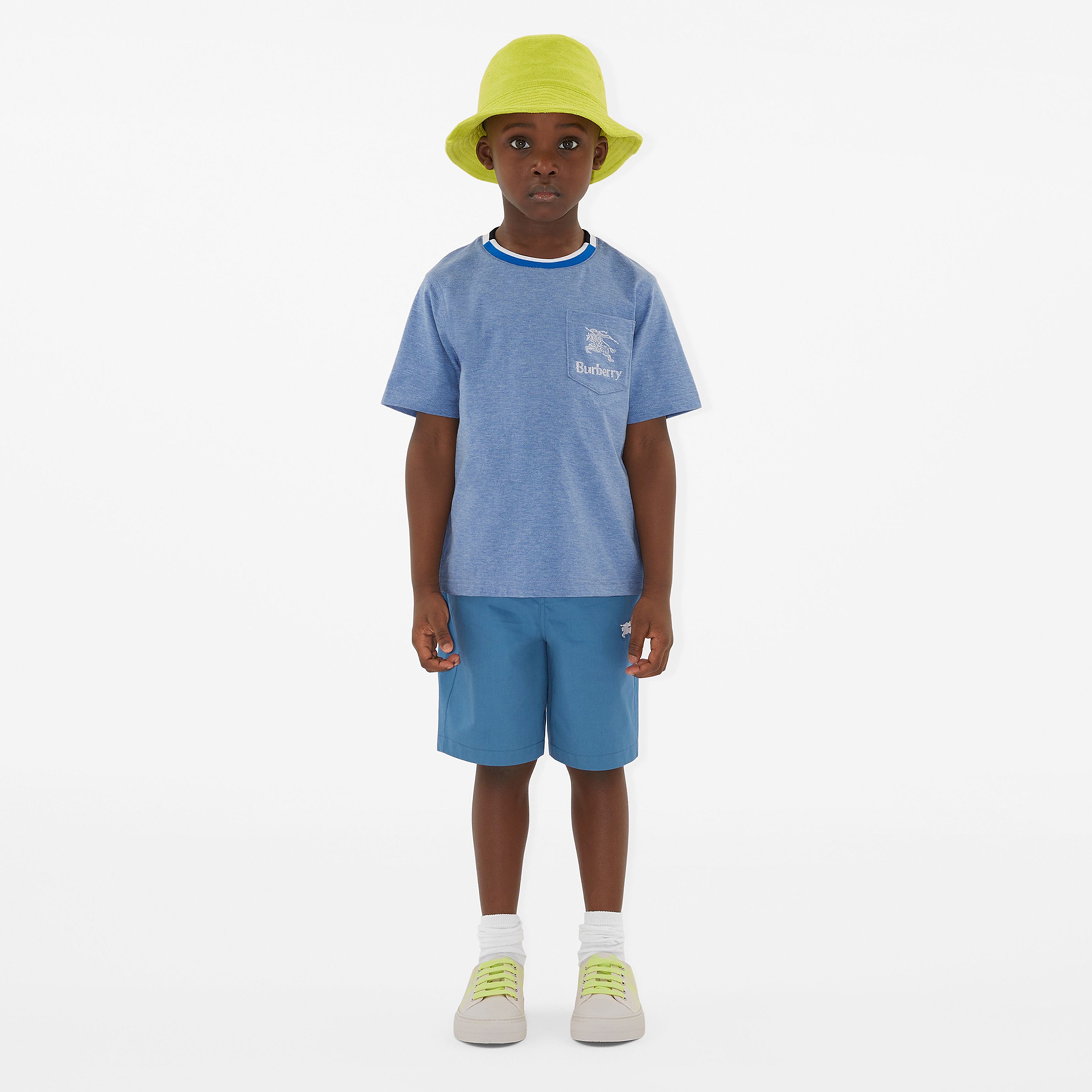 Burberry Çocuk Mavi Tshirt