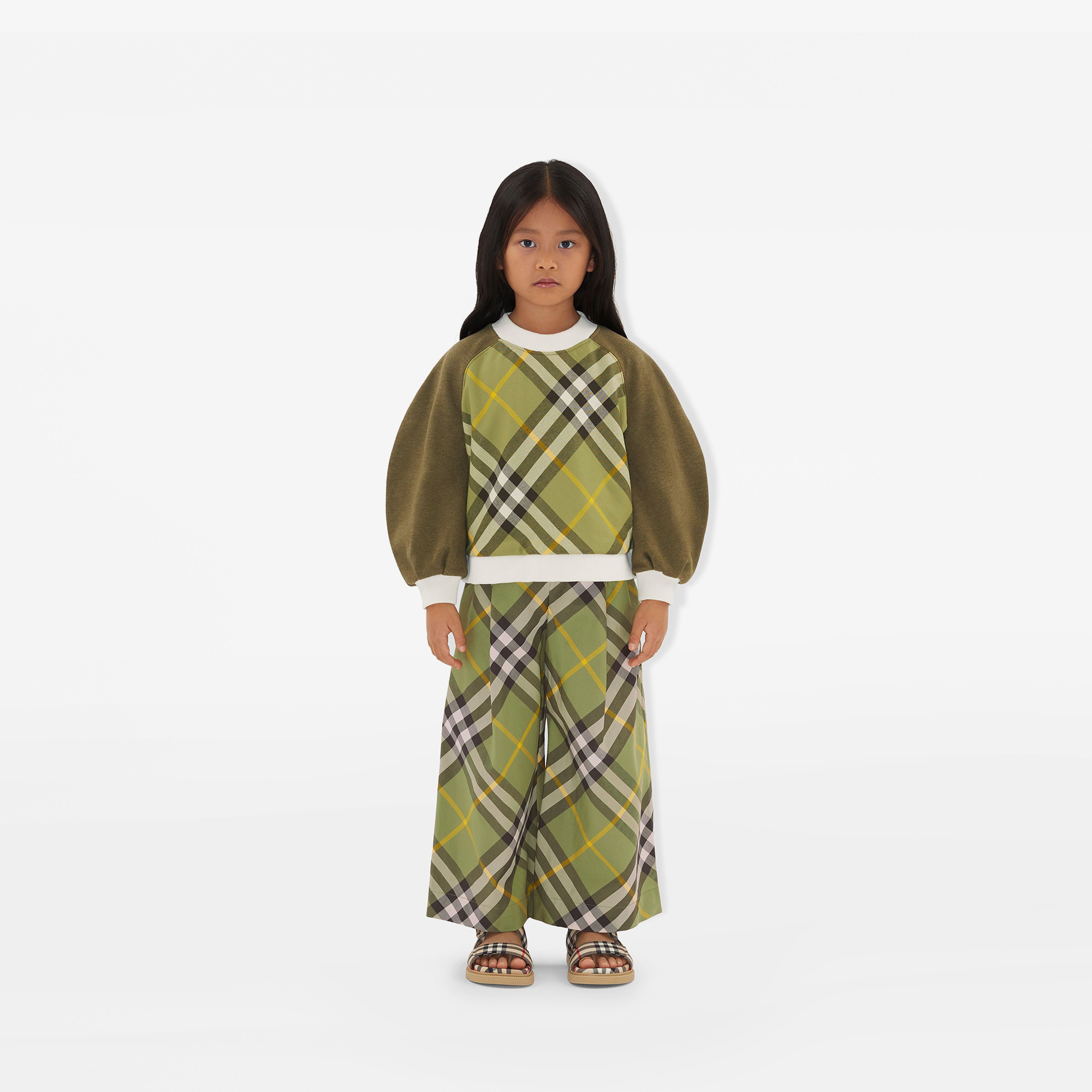 Burberry Çocuk Haki Sweatshirt