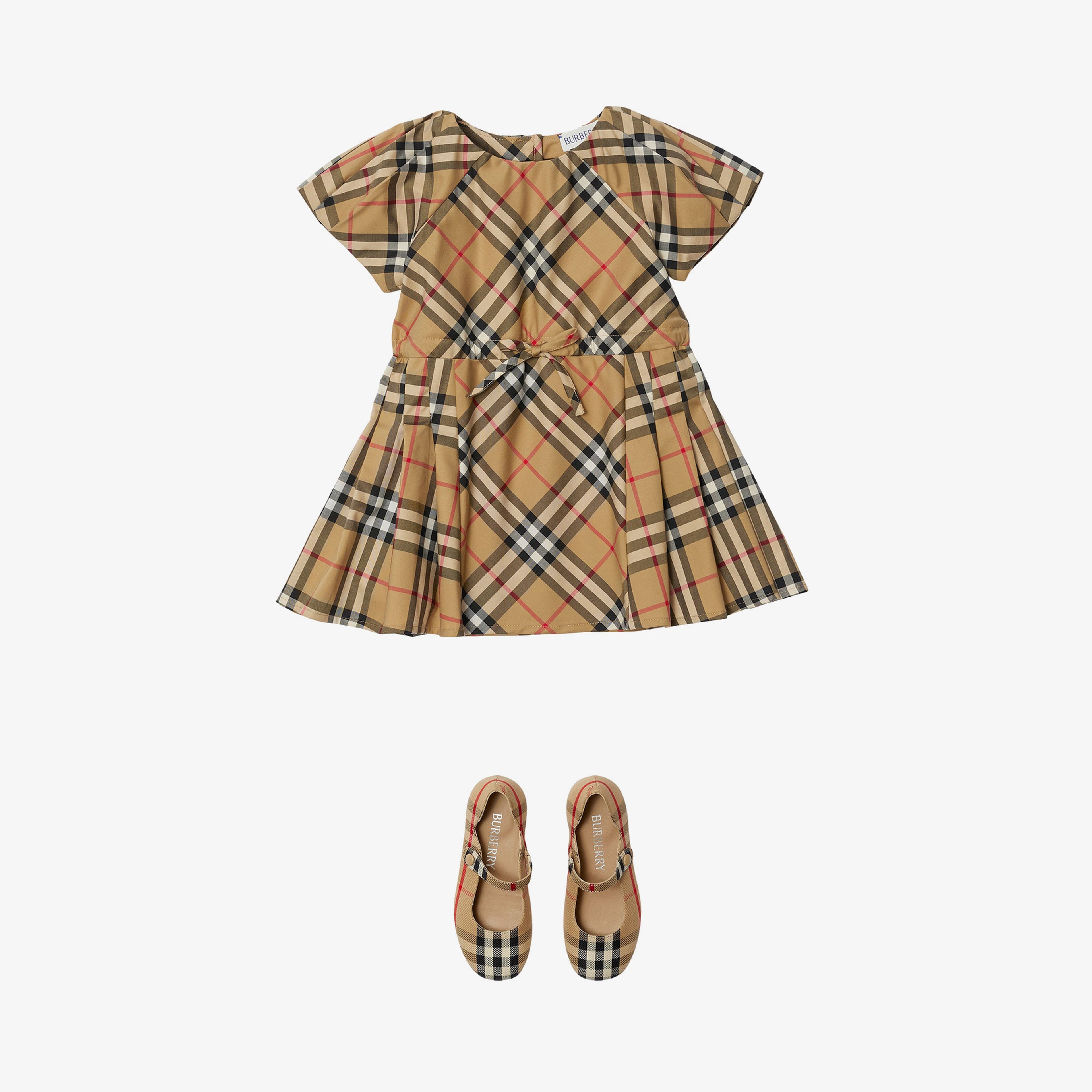 Burberry Çocuk Bej Elbise