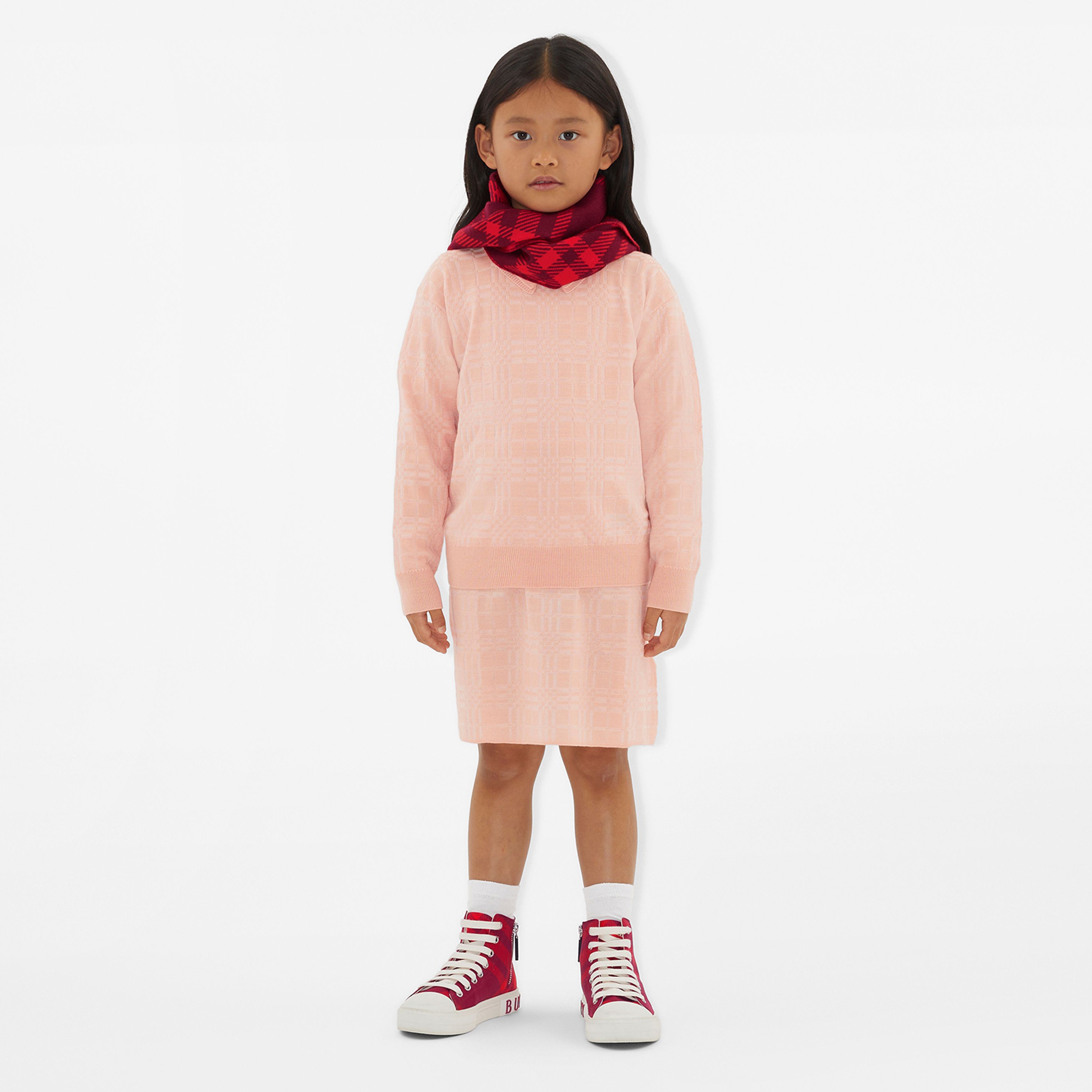 Burberry Çocuk Bordo Ayakkabı