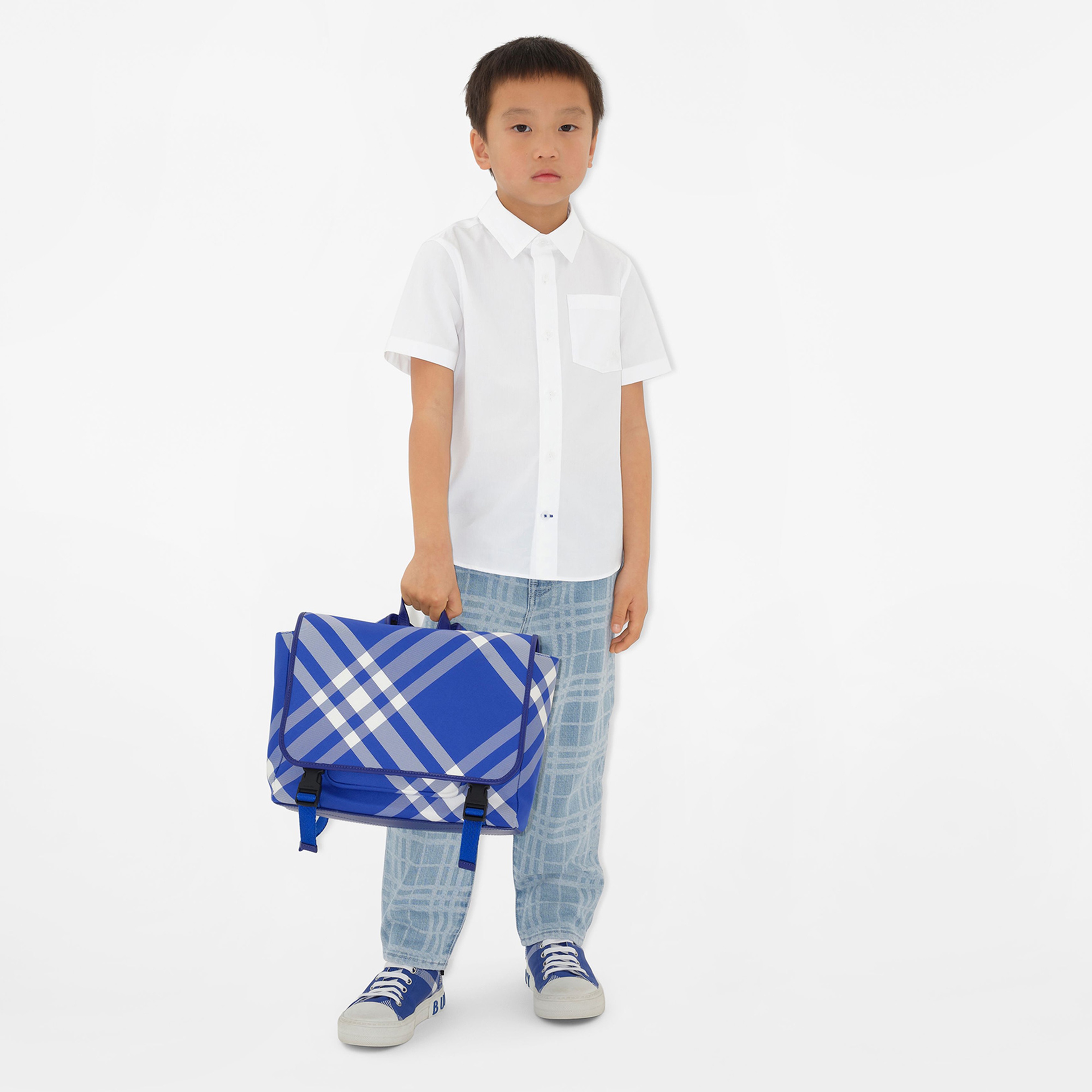 Burberry Çocuk Mavi Ayakkabı