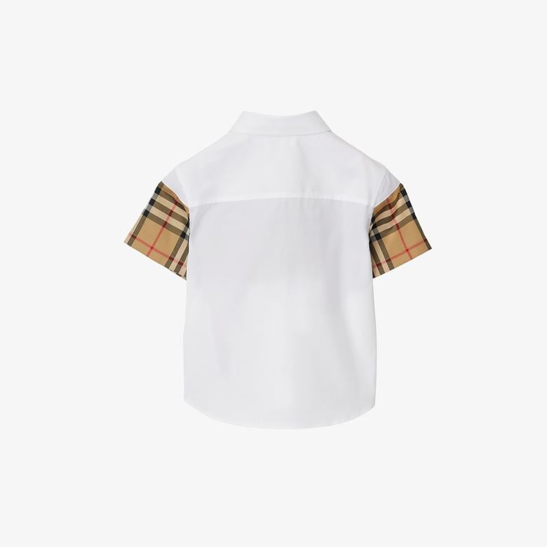 Burberry Çocuk Beyaz Gömlek