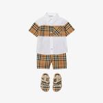 Burberry Çocuk Beyaz Gömlek