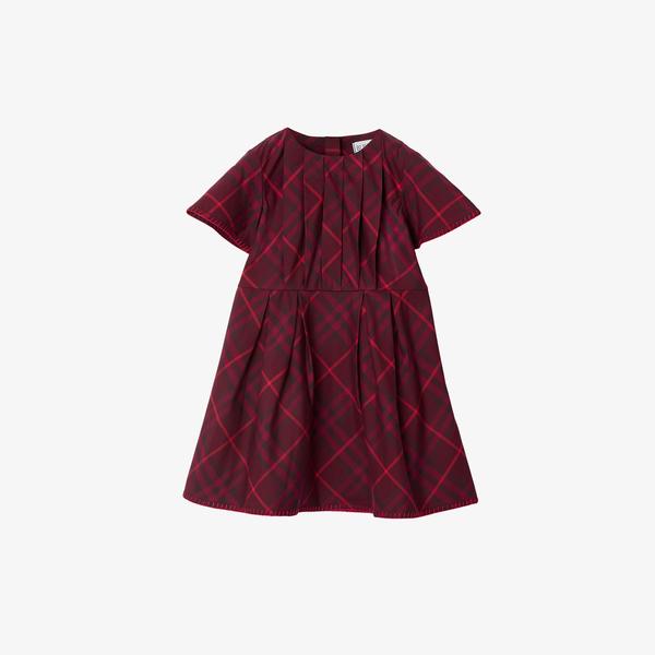Burberry Çocuk Bordo Elbise