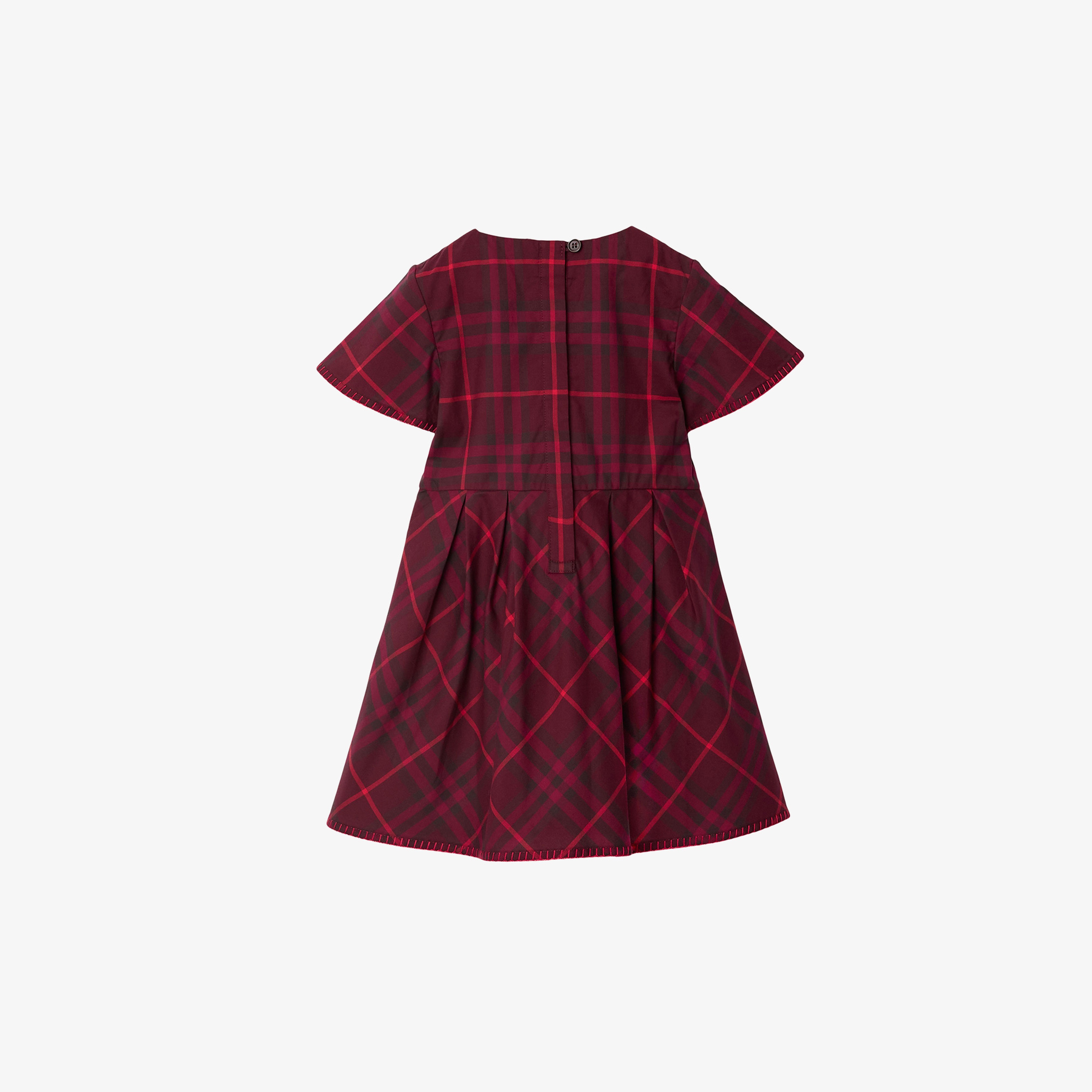 Burberry Çocuk Bordo Elbise