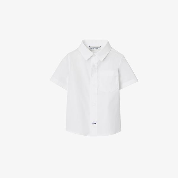 Burberry Çocuk Beyaz Gömlek