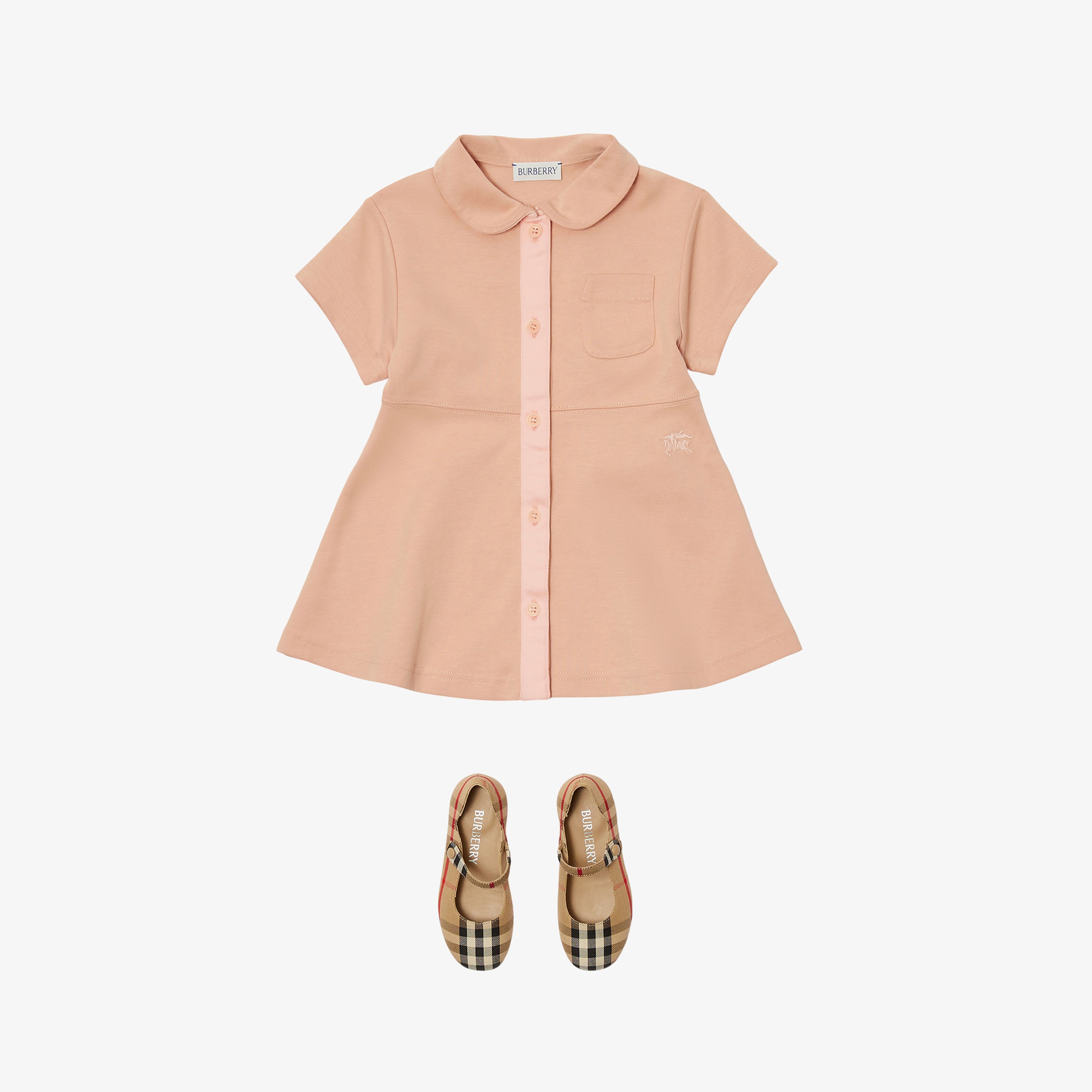 Burberry Çocuk Pembe Elbise