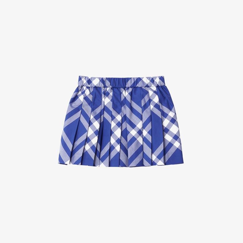 Burberry Çocuk Mavi Etek
