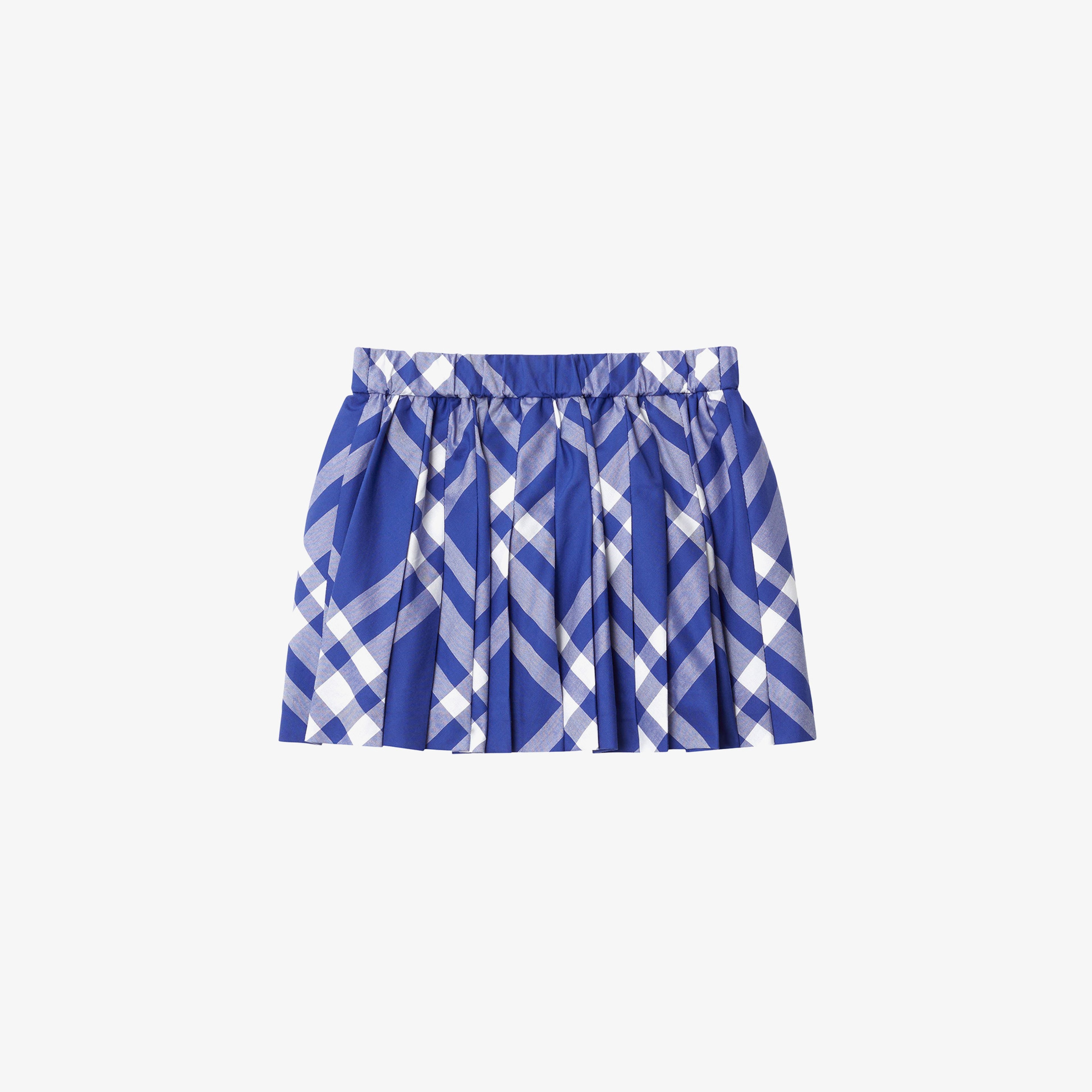 Burberry Çocuk Mavi Etek