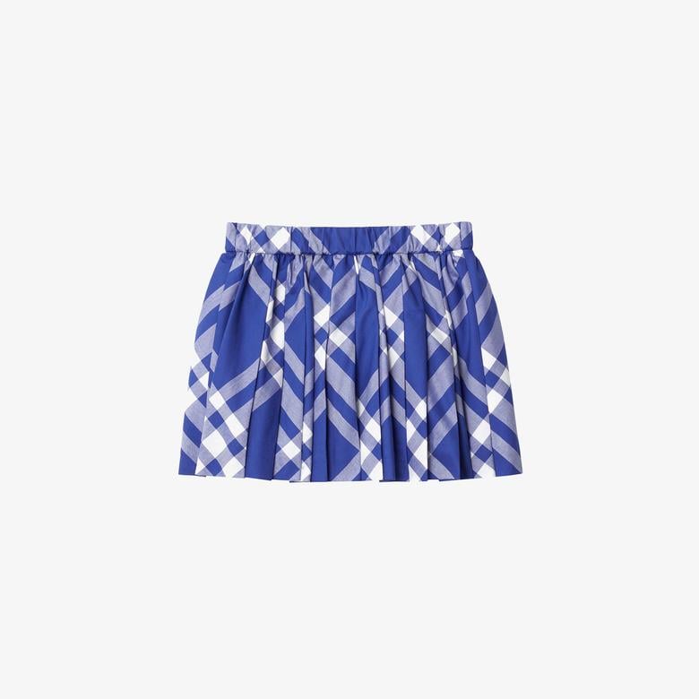 Burberry Çocuk Mavi Etek