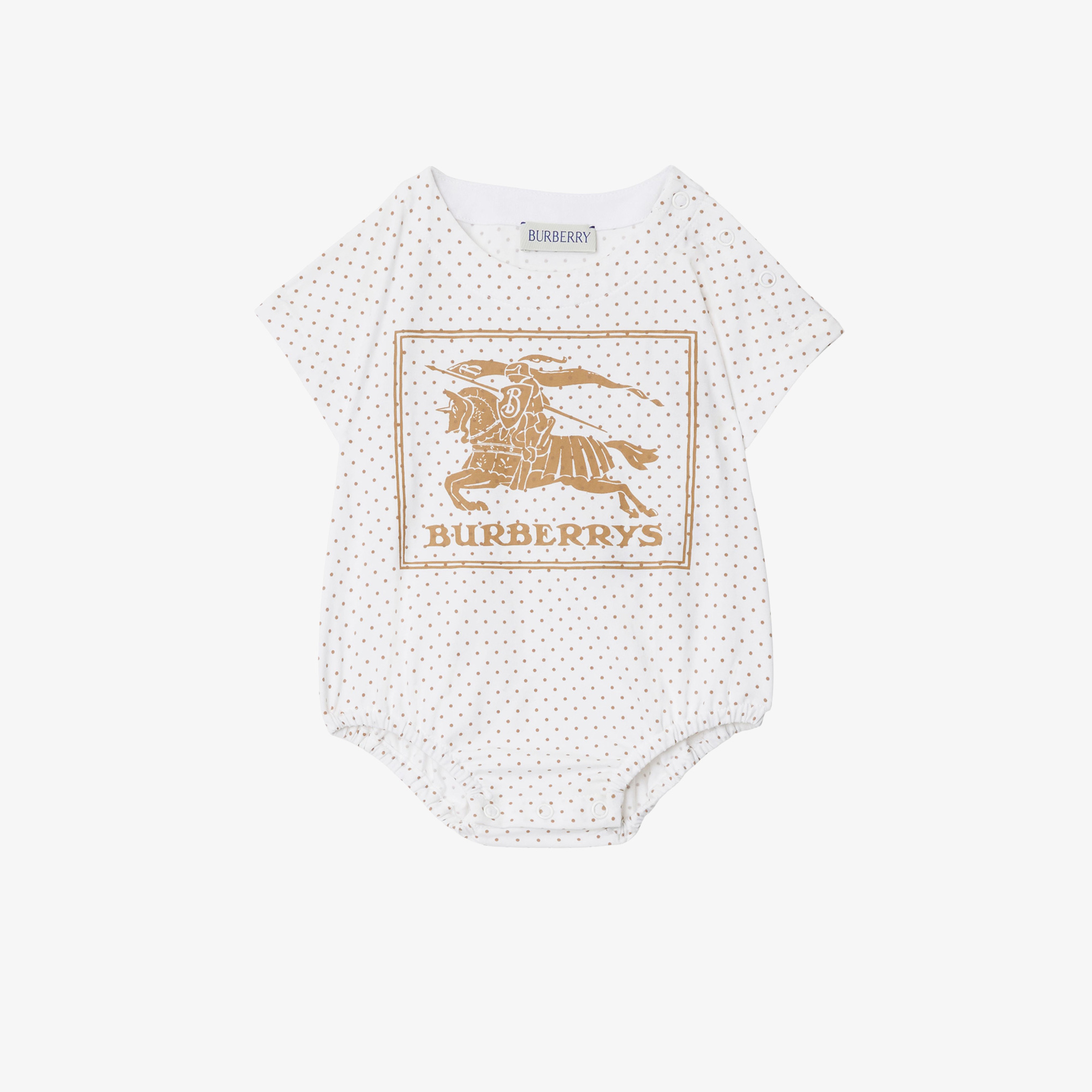 Burberry Çocuk Bej Bebek Seti