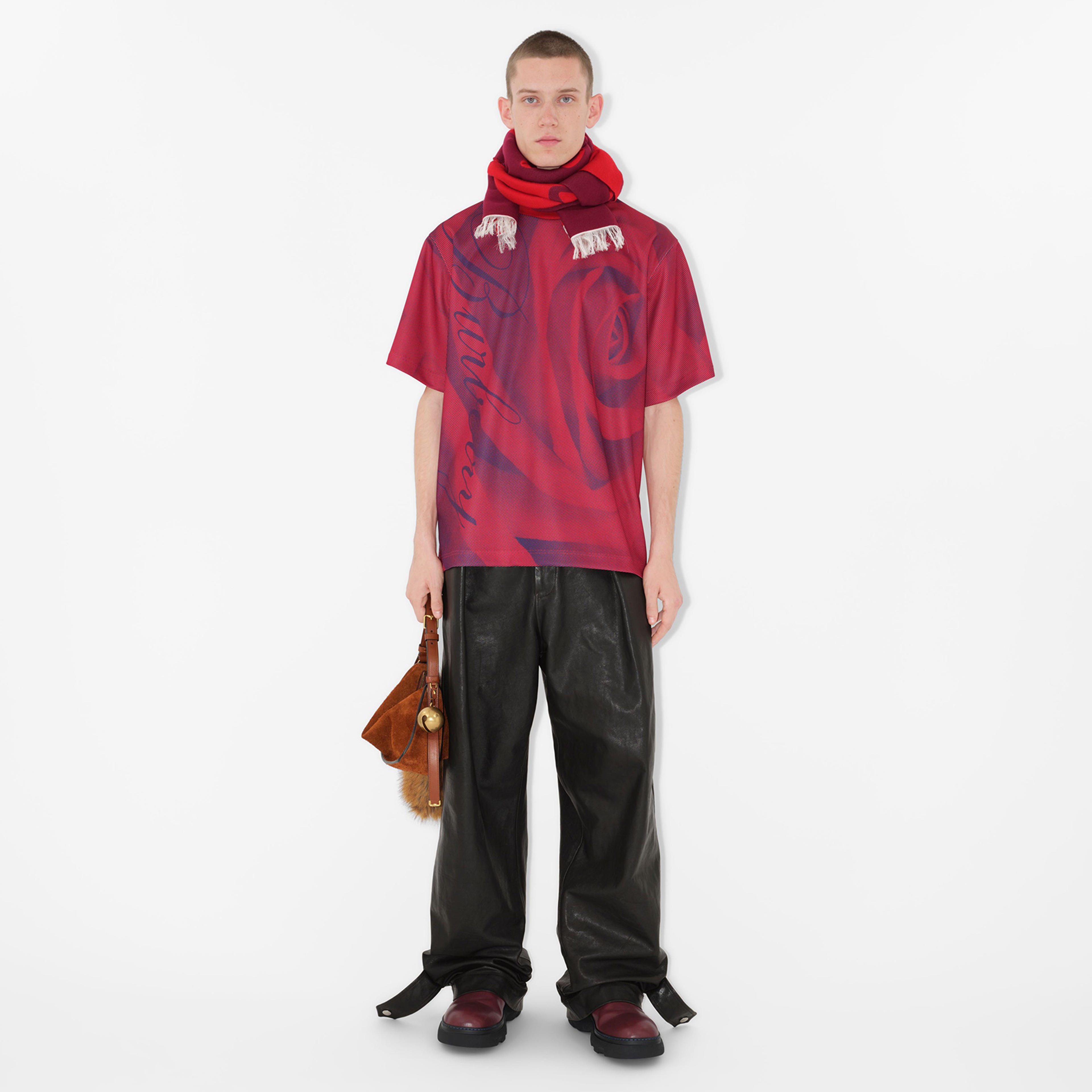 Burberry Unisex Kırmızı AtkıStandart8079182| Occasion