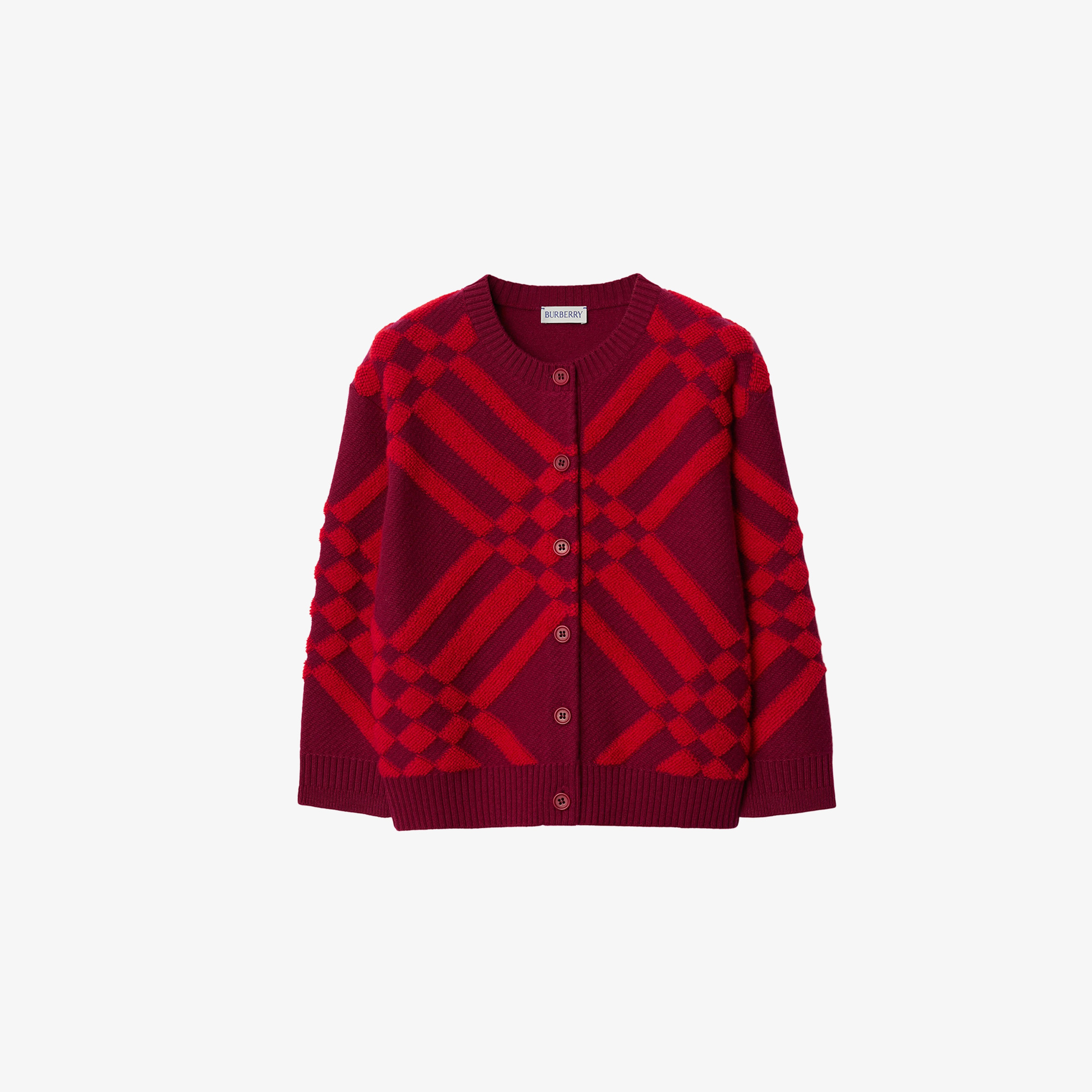 Burberry Çocuk Bordo Hırka