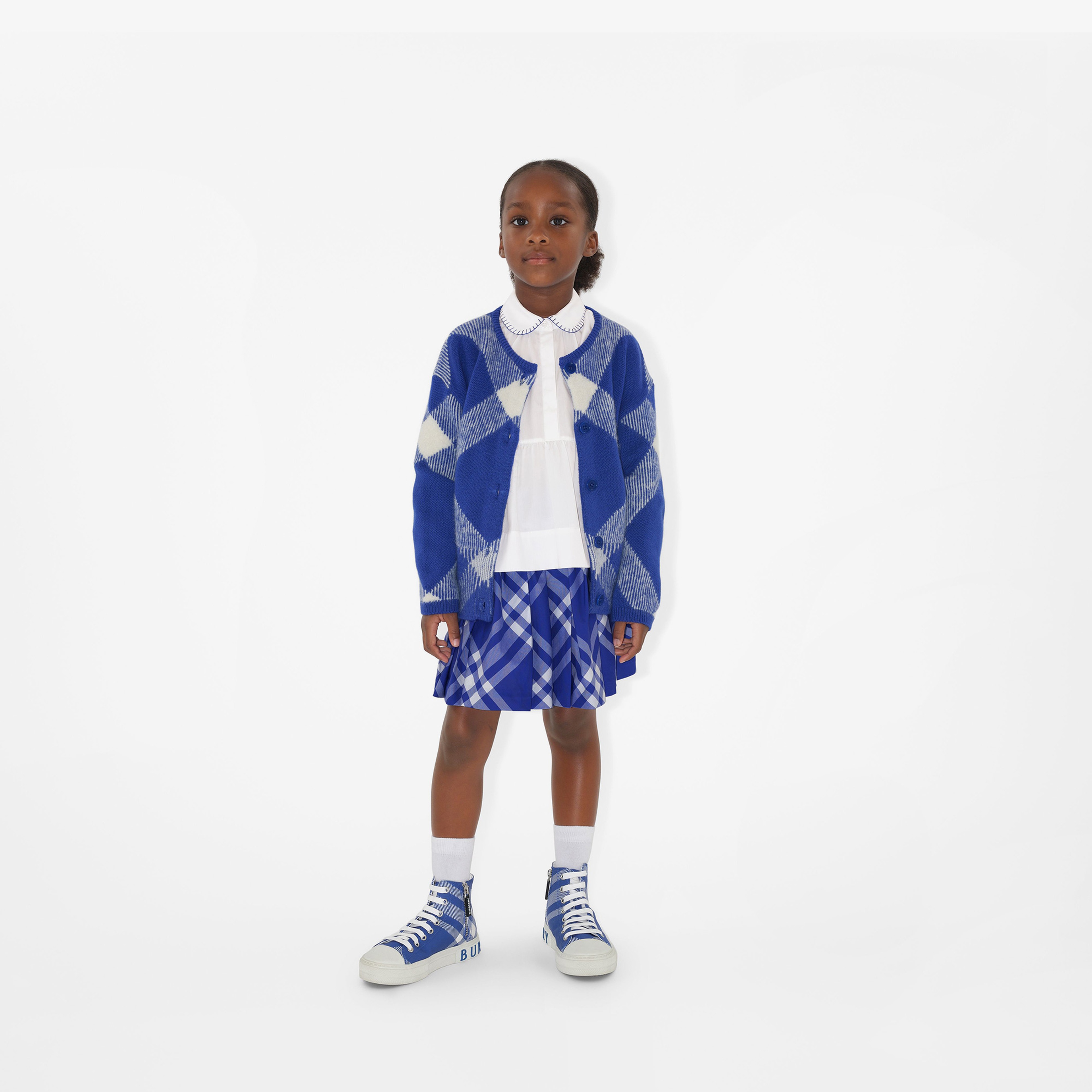 Burberry Çocuk Mavi Etek