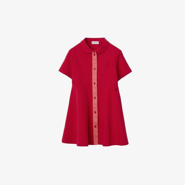 Burberry Çocuk Kırmızı Elbise