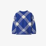 Burberry Çocuk Mavi Hırka
