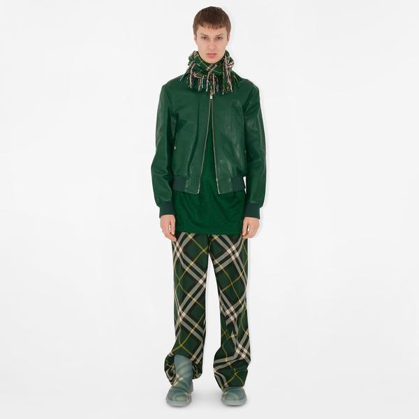 Burberry Unisex Yeşil Atkı