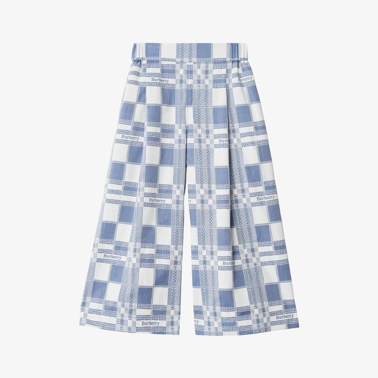 Burberry Çocuk Mavi  Pantolon