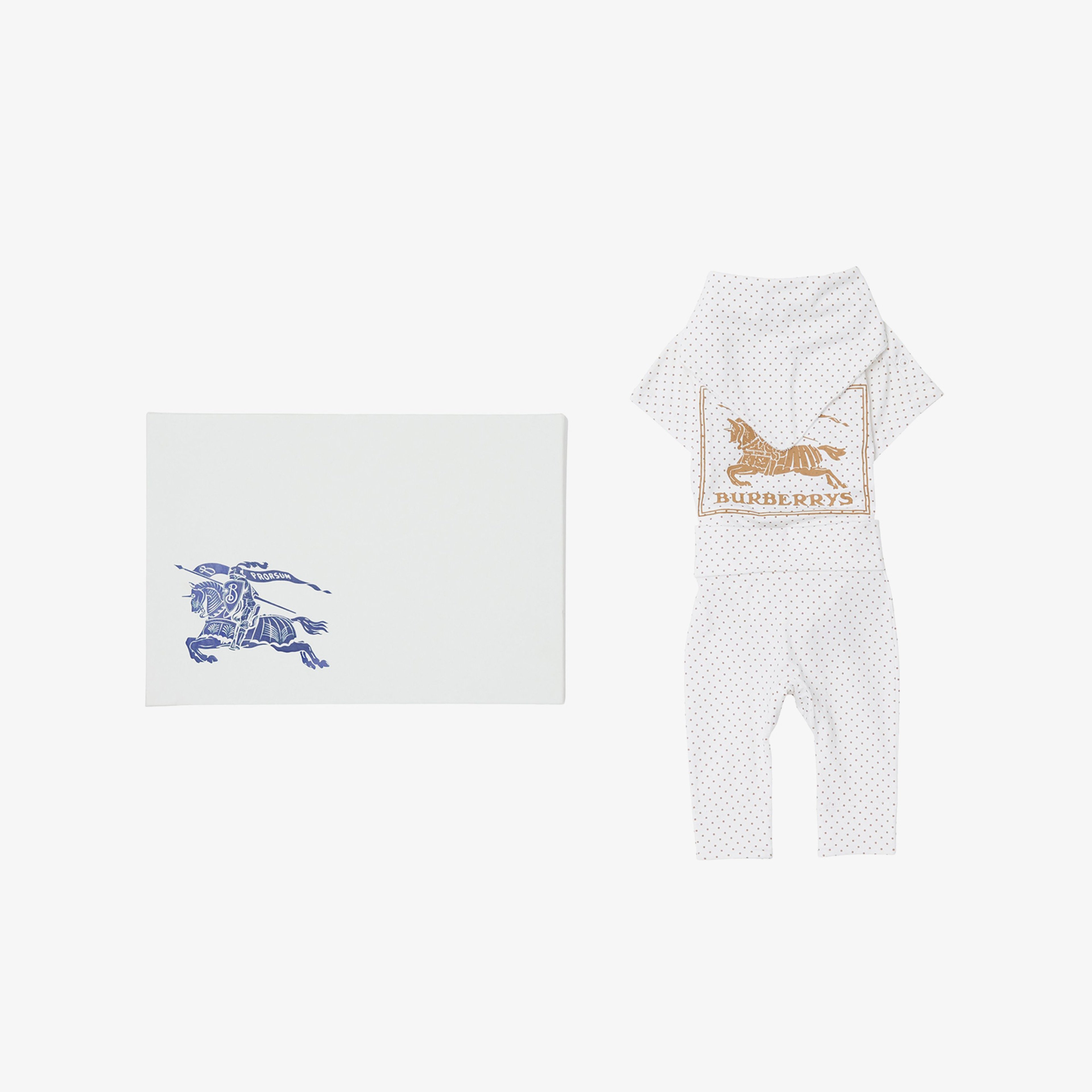 Burberry Çocuk Bej Bebek Seti