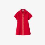 Burberry Çocuk Kırmızı Elbise