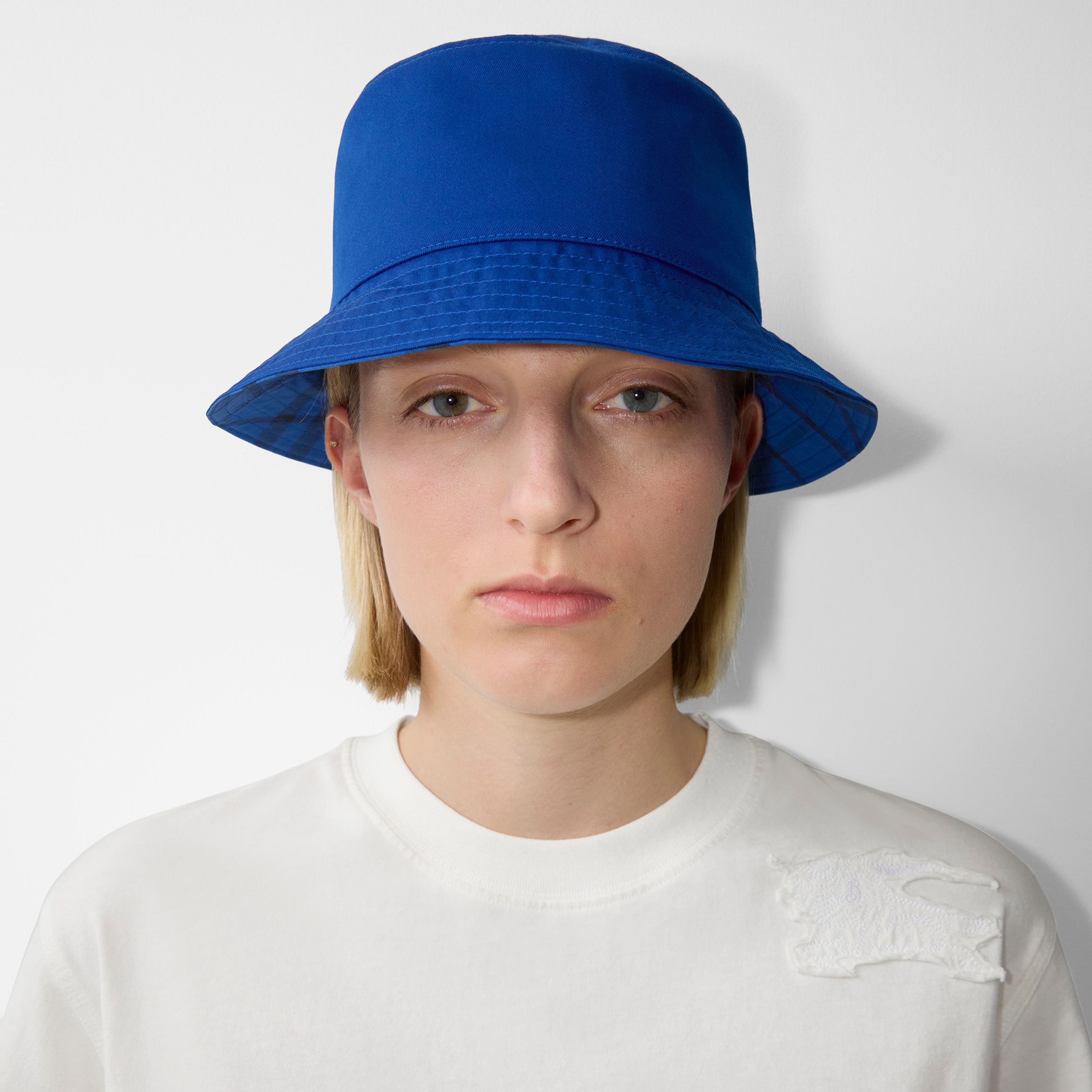 Burberry Unisex Mavi Şapka