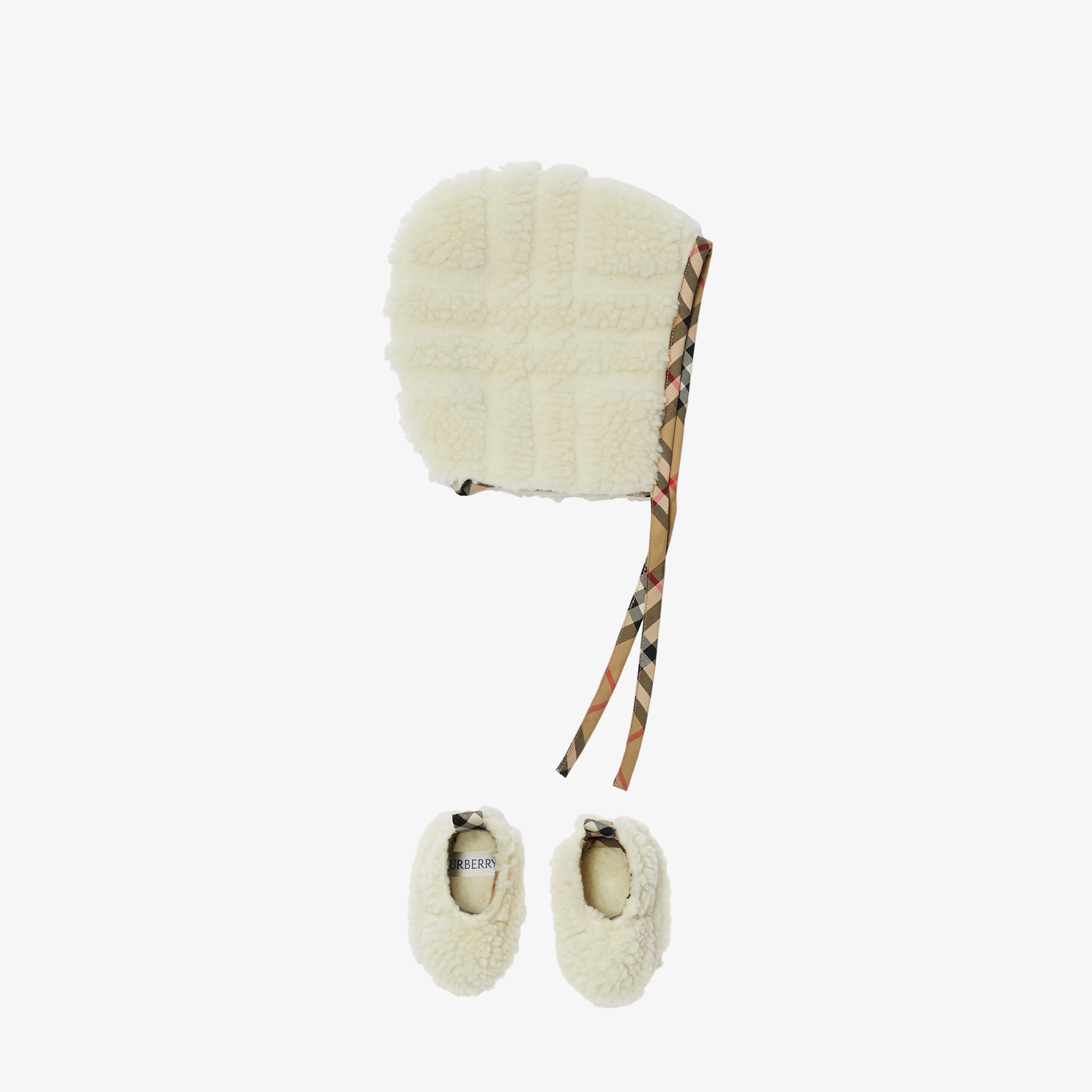 Burberry Çocuk Bej Bebek Seti
