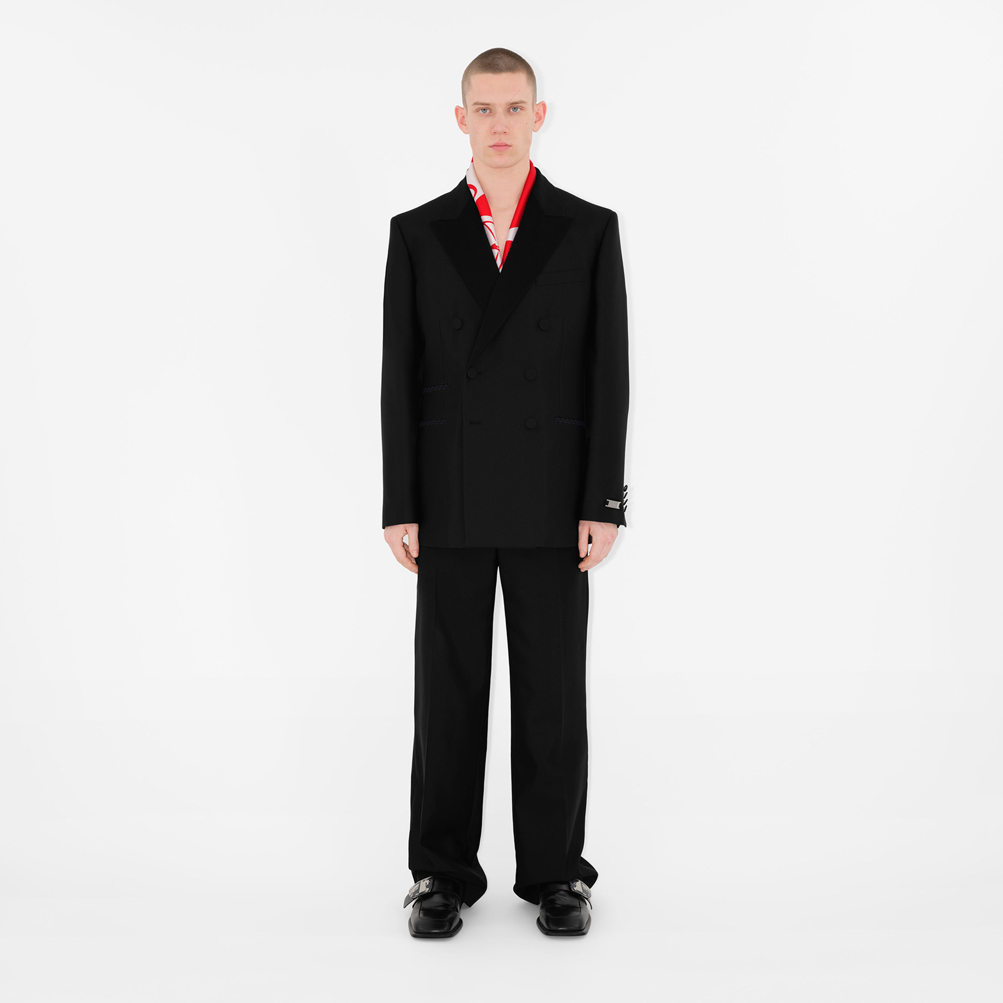 Burberry Unisex Kırmızı EşarpStandart8085838| Occasion