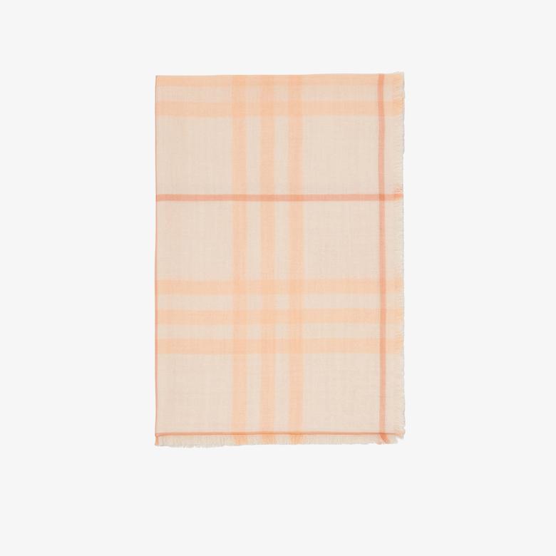 Burberry Unisex Pembe Atkı