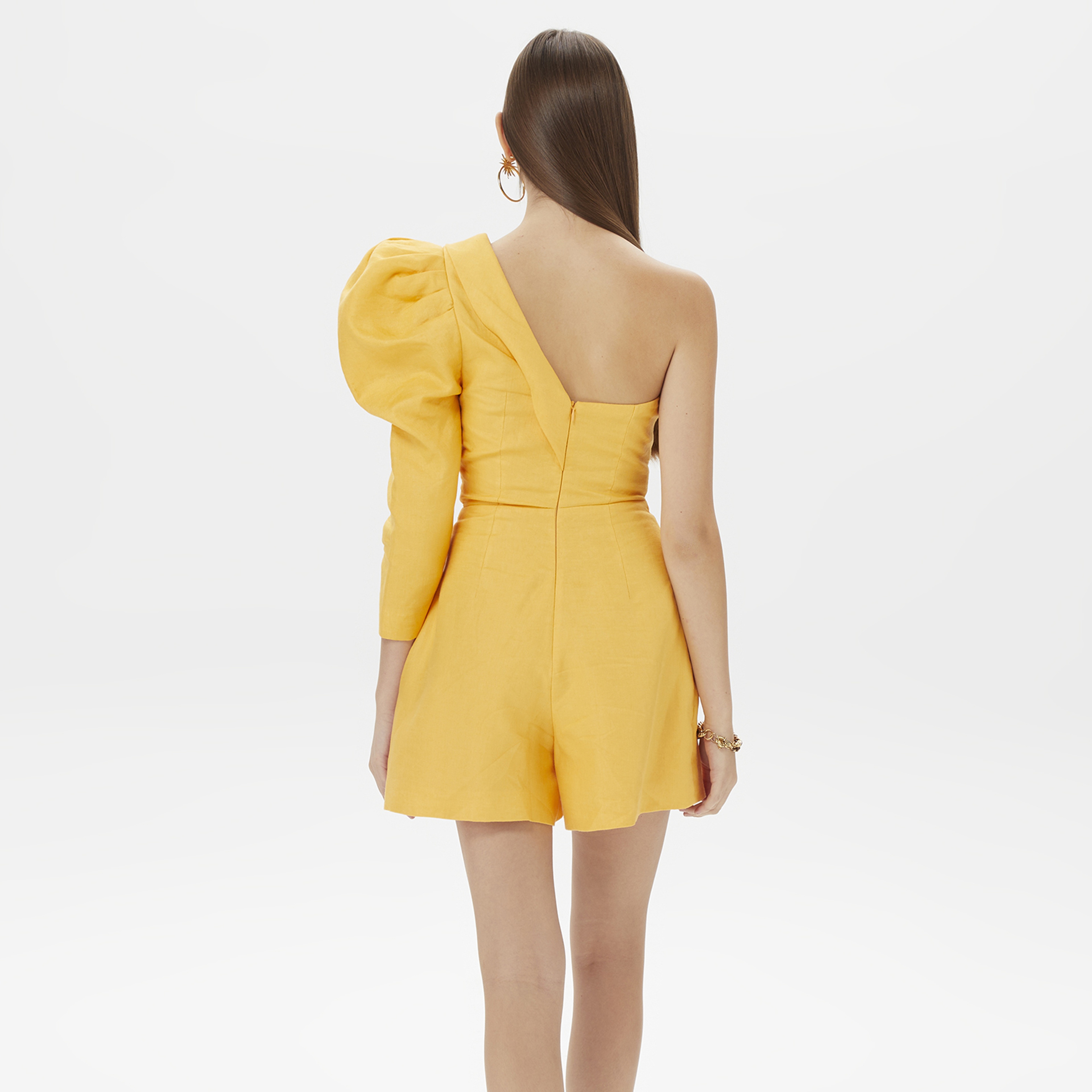 Dahlia Bianca Kadın Sarı Tulum